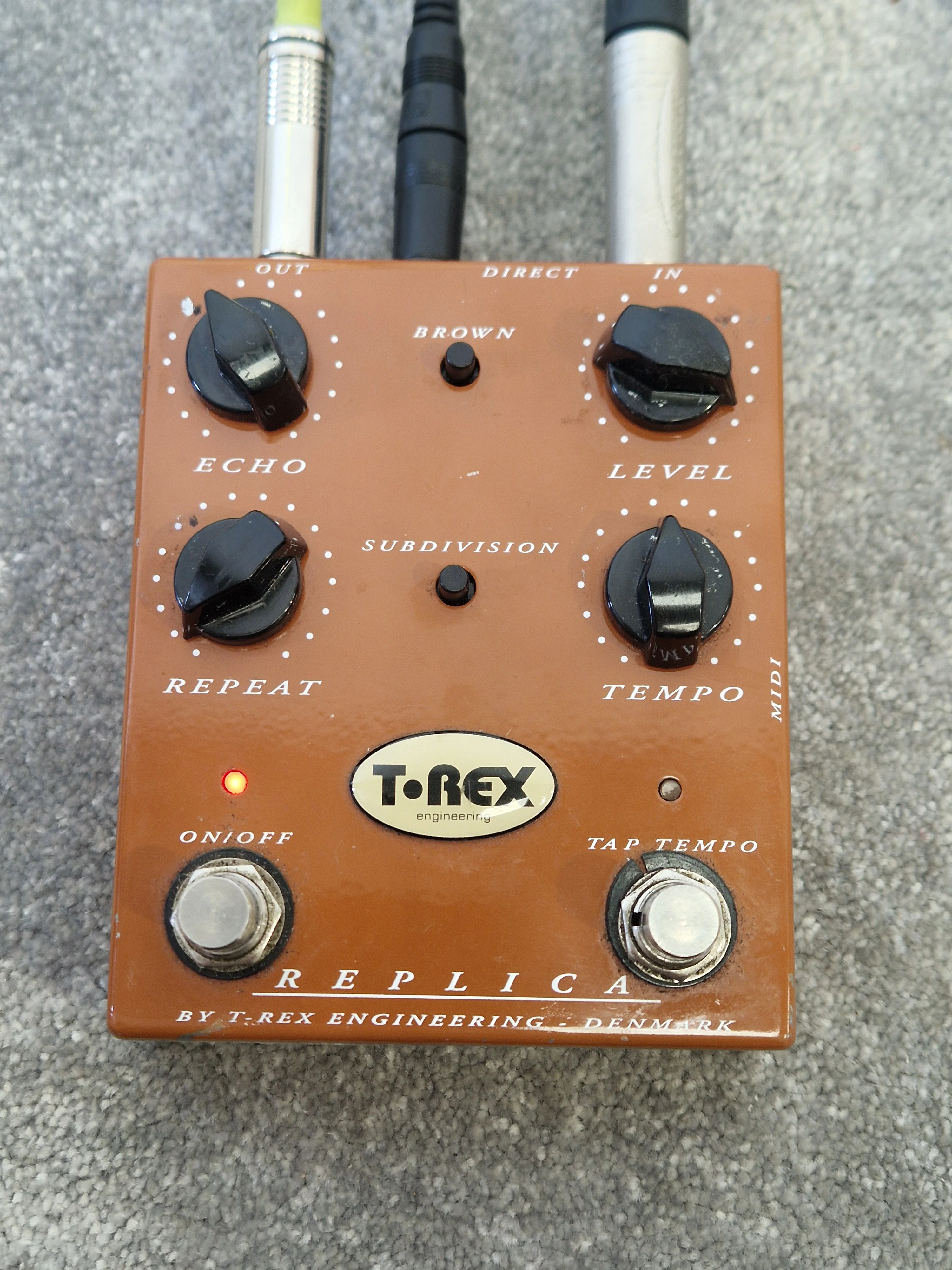 T-Rex Replica Delay Pedal – Tap Tempo & Vintage/Modern Modes – Very Good - Image 6