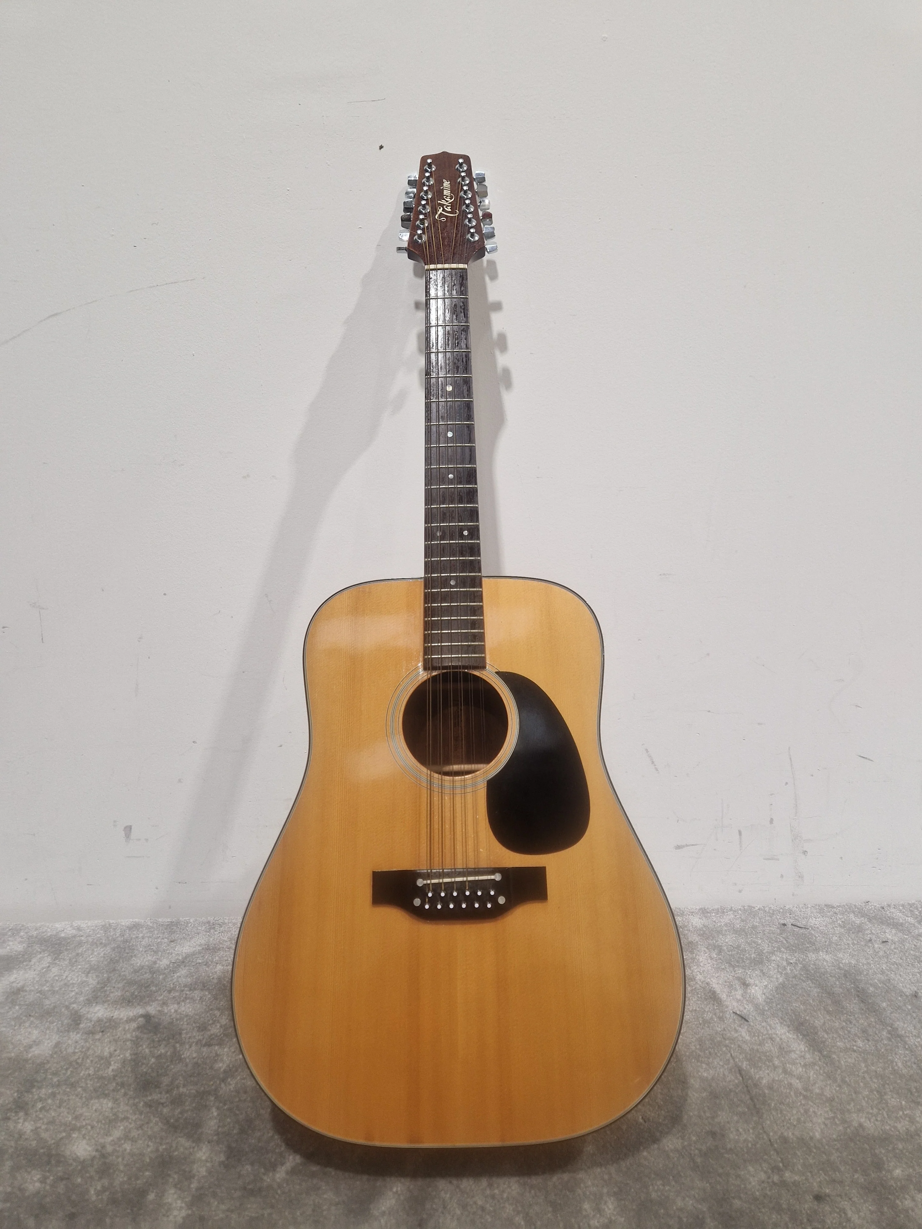 Takamine EF385 - 12-String Acoustic Electric Guitar - Natural - Good - Image 2