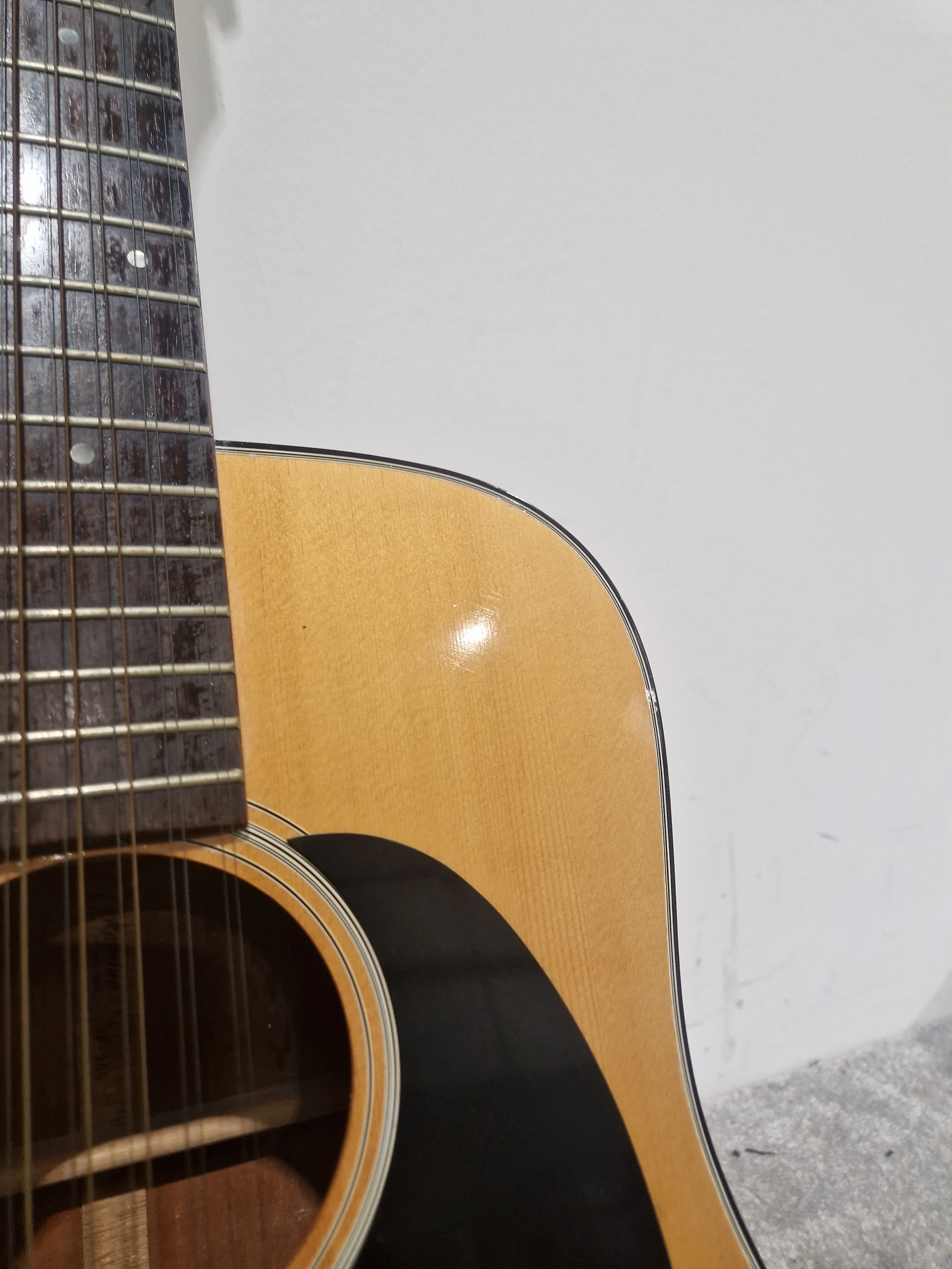 Takamine EF385 - 12-String Acoustic Electric Guitar - Natural - Good - Image 7