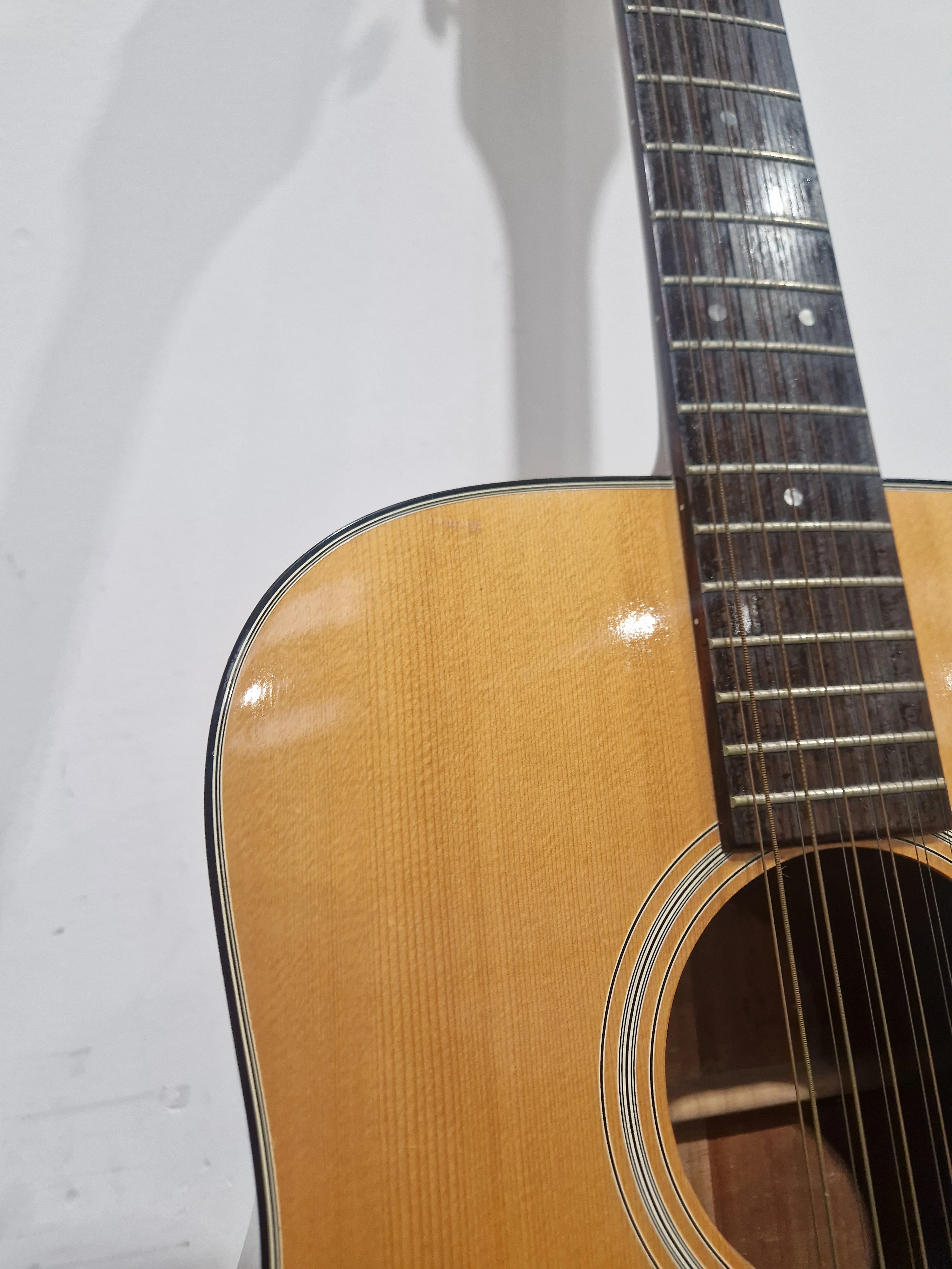 Takamine EF385 - 12-String Acoustic Electric Guitar - Natural - Good - Image 8