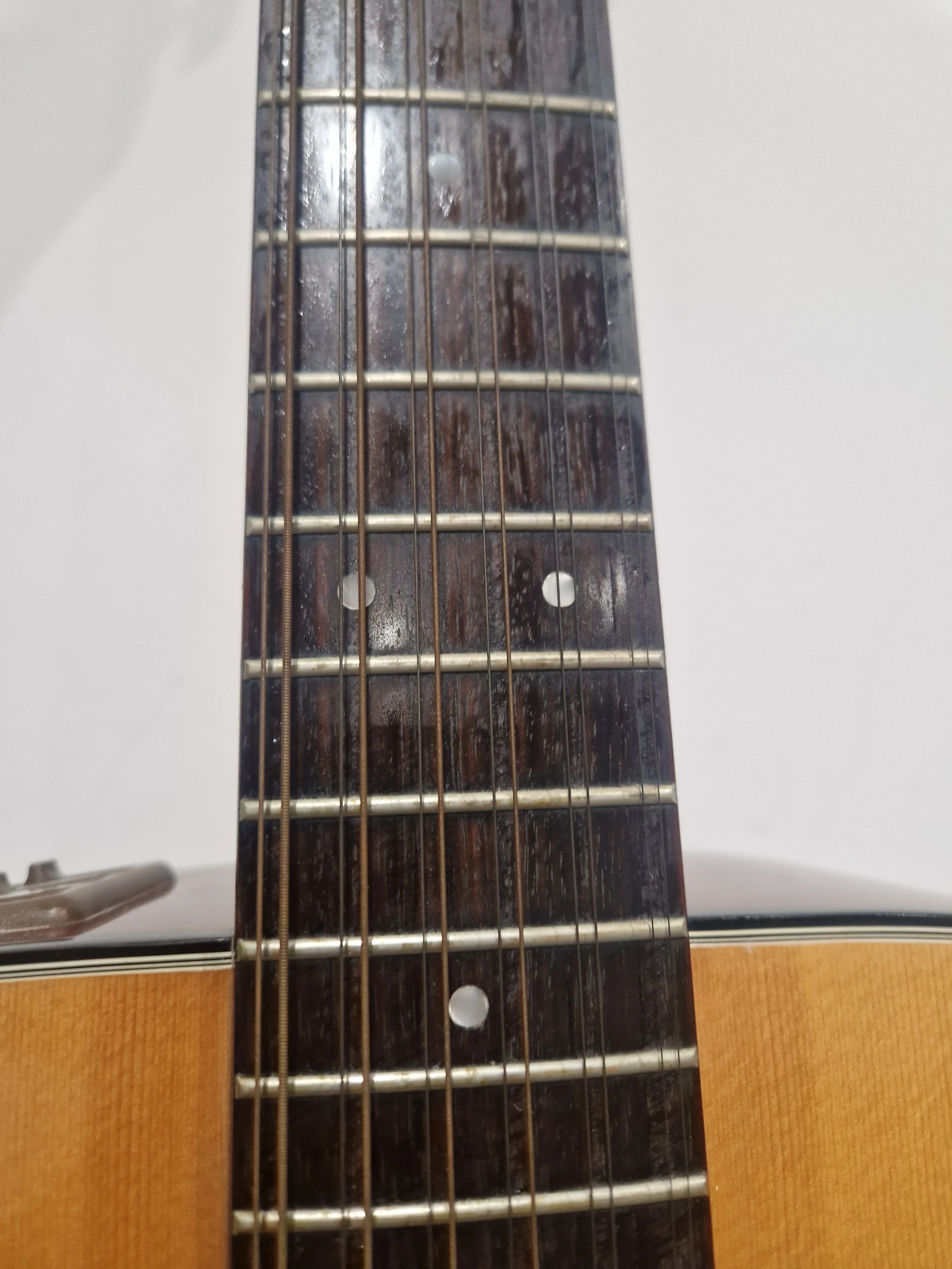 Takamine EF385 - 12-String Acoustic Electric Guitar - Natural - Good - Image 9