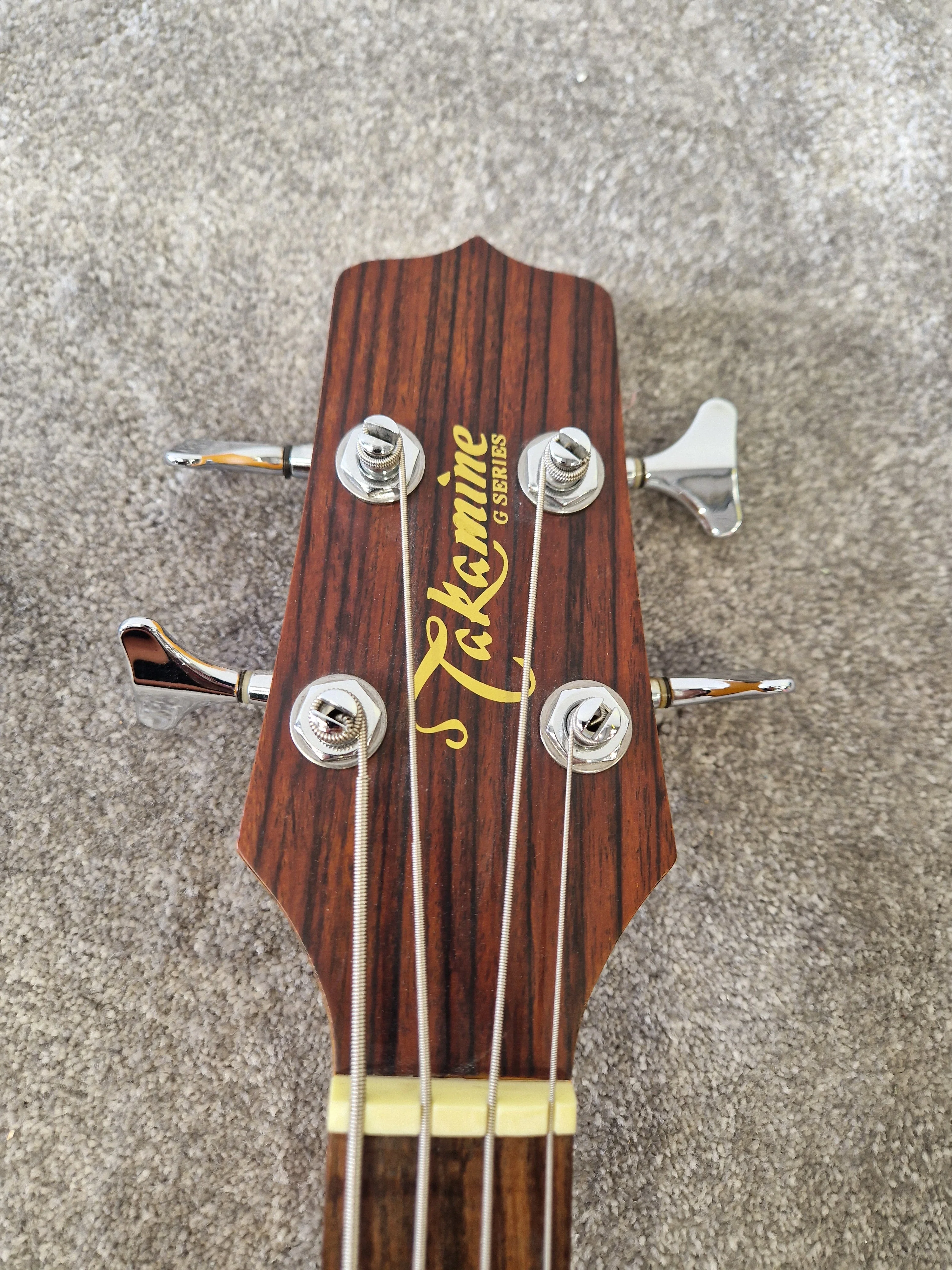 Takamine EG512C Acoustic Bass – Spruce Top & TK-40B Preamp – Excellent w/ Hard Case - Image 7