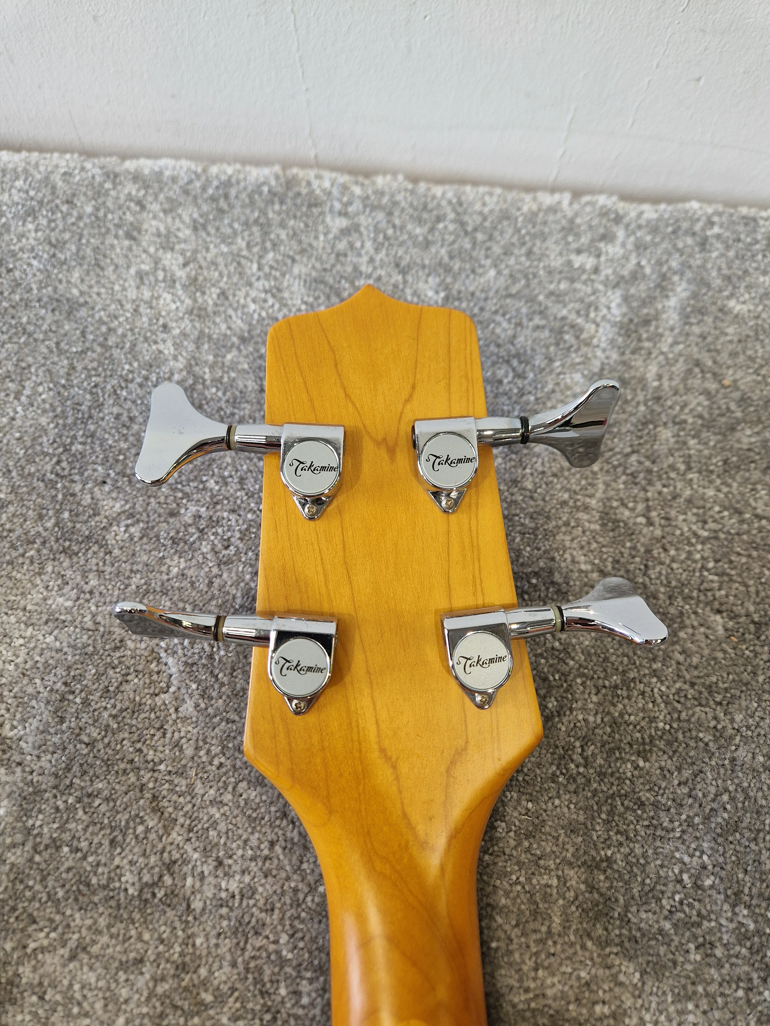 Takamine EG512C Acoustic Bass – Spruce Top & TK-40B Preamp – Excellent w/ Hard Case - Image 8
