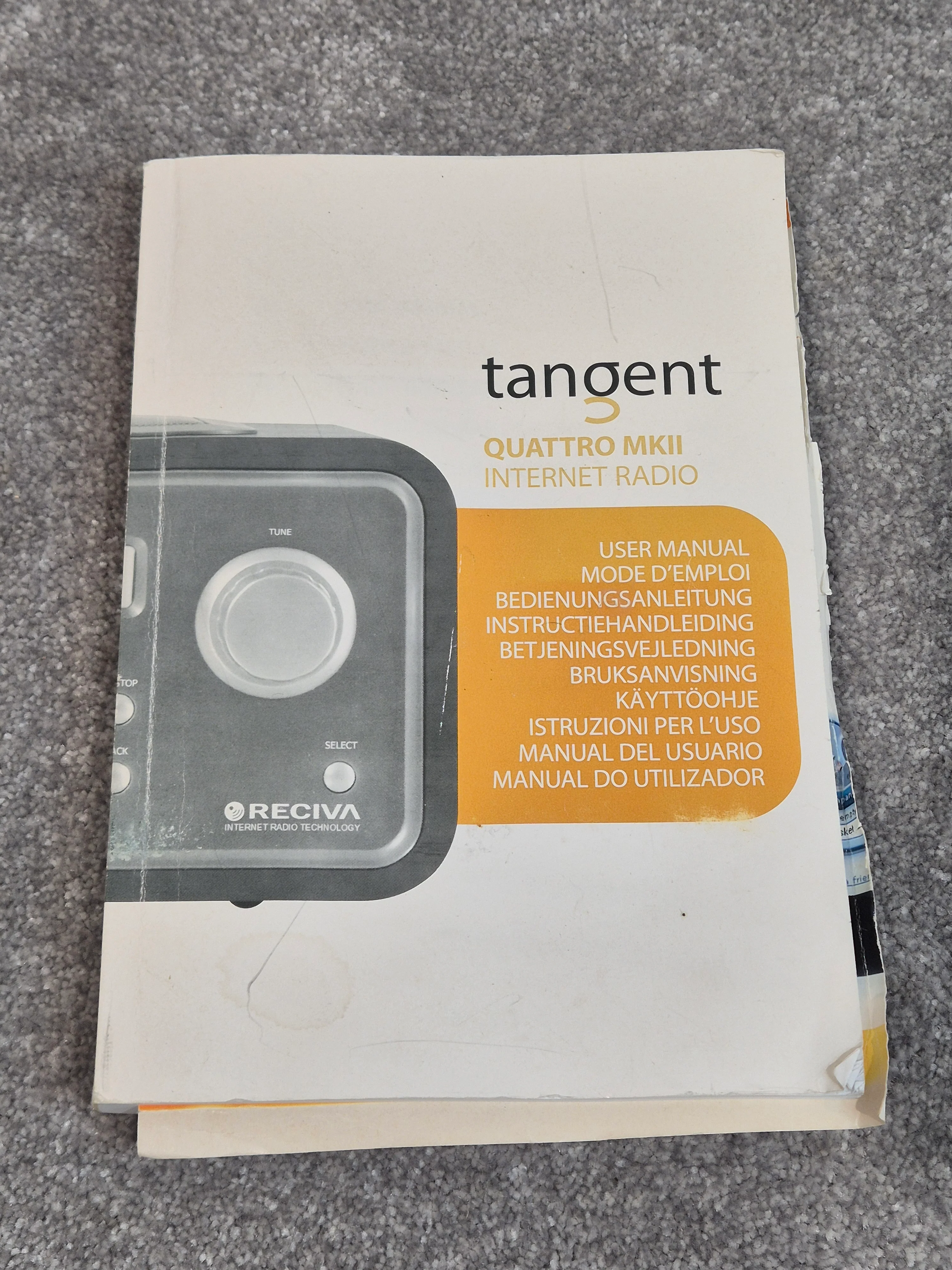 Tangent Quattro MK2 Internet Radio - Retro Design - Excellent w/ Power Supply - Image 8