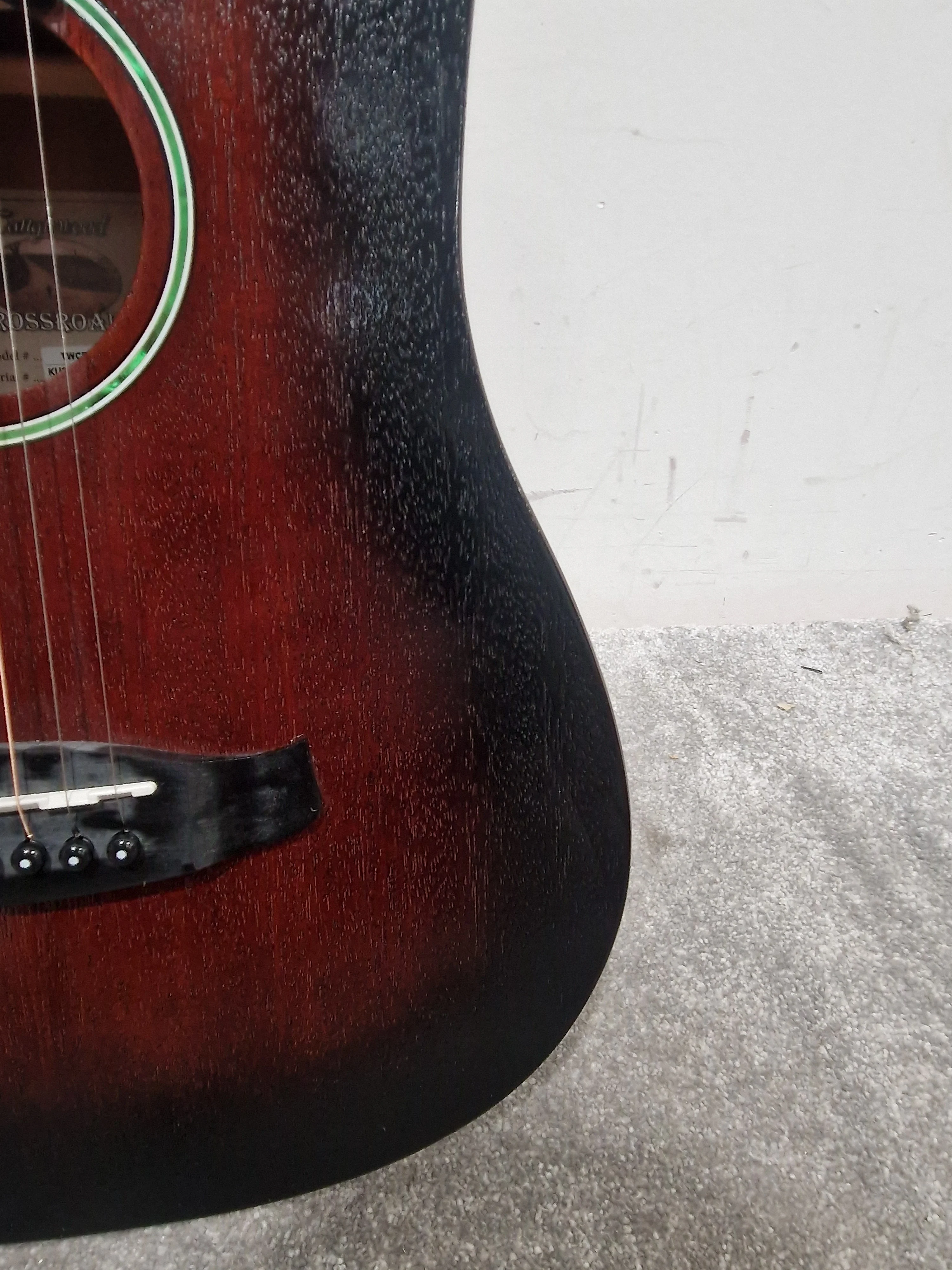 Tanglewood Crossroads TWCRT 3/4 - Acoustic Guitar - Dark Brown/Black - Excellent w/ Soft Case - Image 6