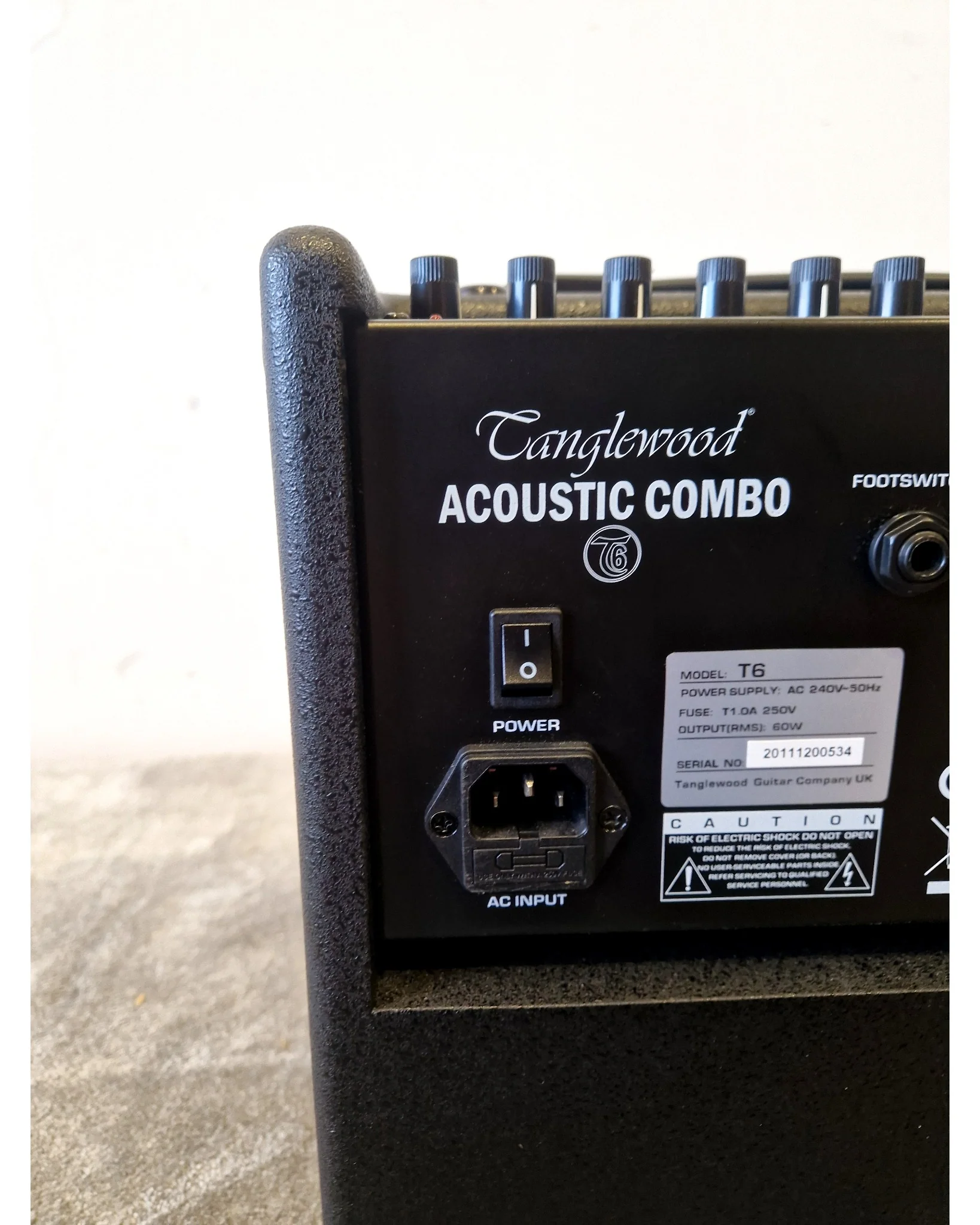 Tanglewood T6 Acoustic Guitar Combo Amp - Refurbished - Image 7
