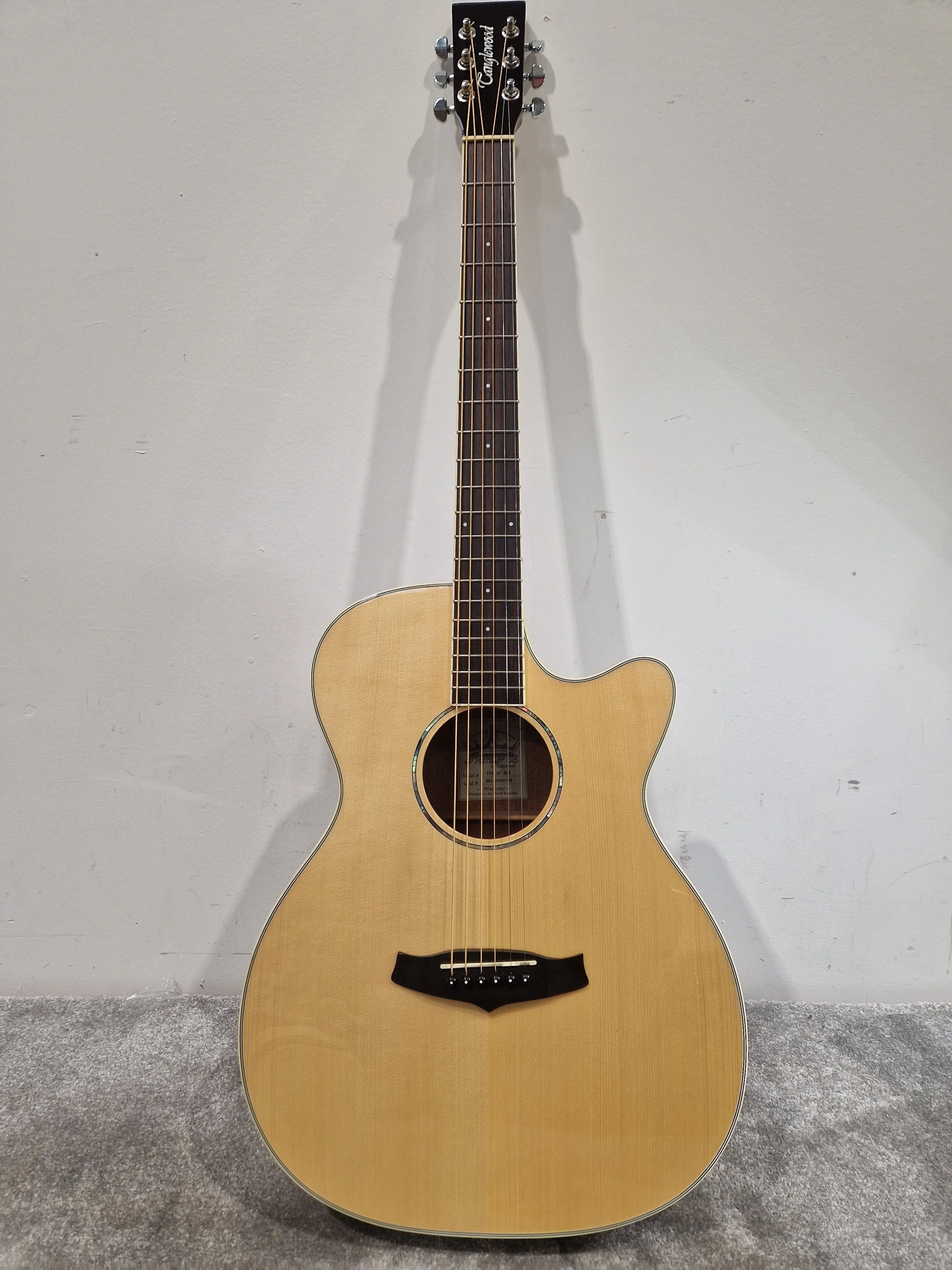 Tanglewood Tpe SF-DLX - Deluxe Electro-Acoustic Guitar - Excellent w/ Hard Case - Image 3