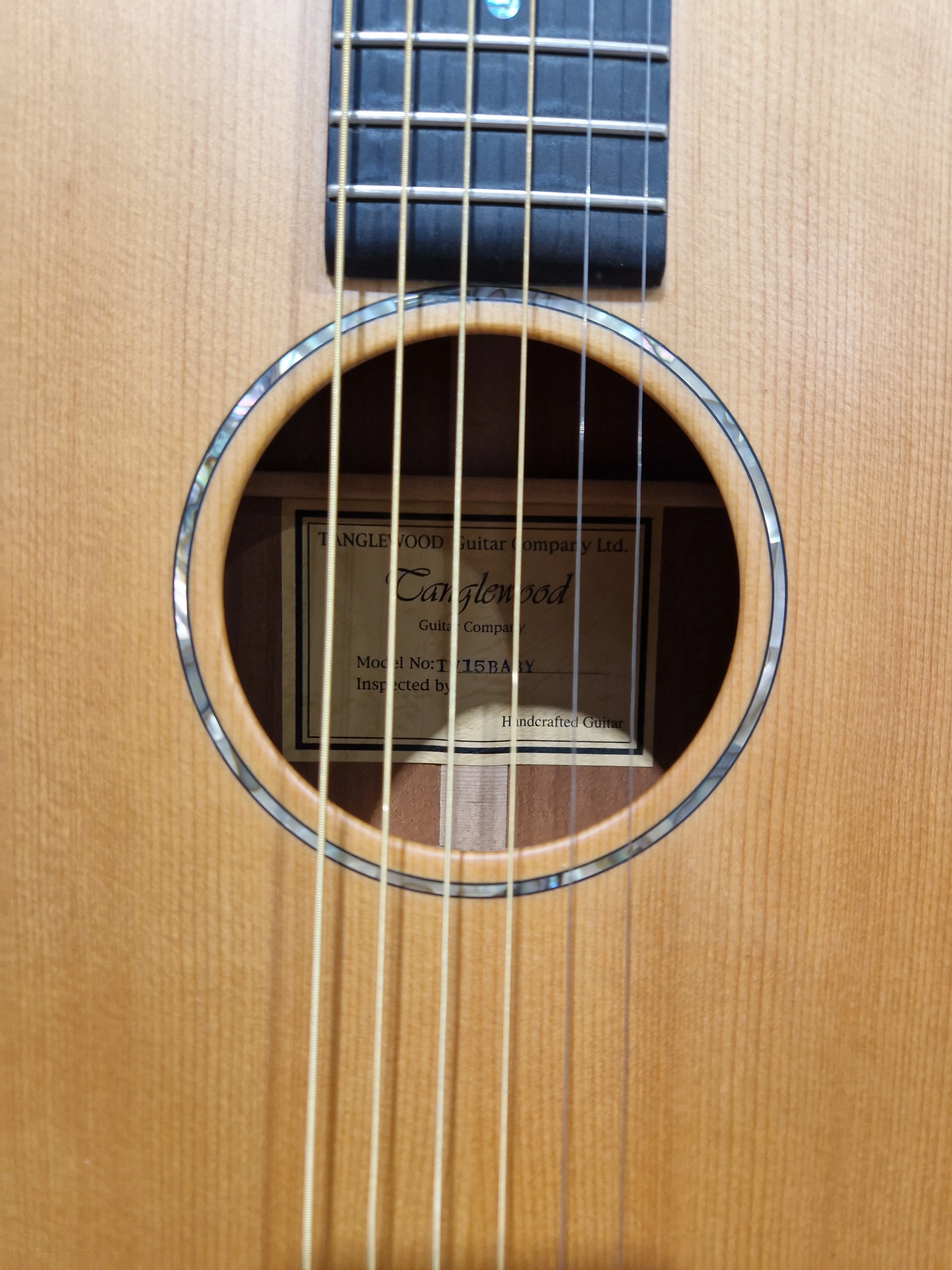 Tanglewood TW15 Baby - Compact Acoustic Guitar - Excellent w/ Soft Case - Image 5