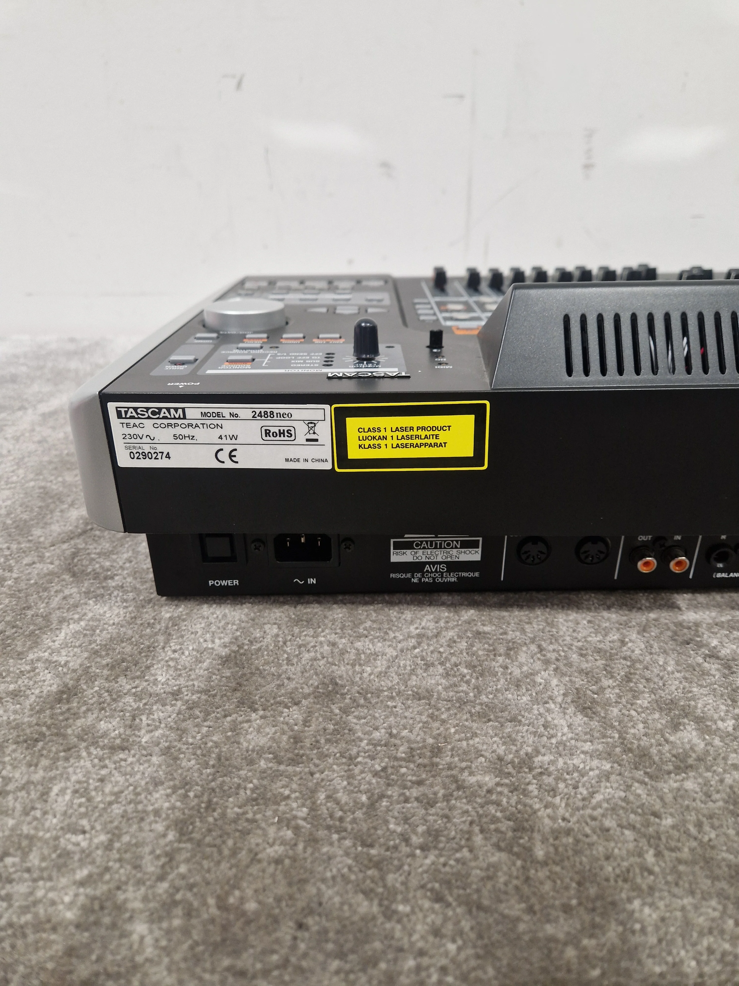 Tascam 2488 Neo - 24-Track Digital Recorder - Excellent w/ Original Box & Power Supply+ - Image 8