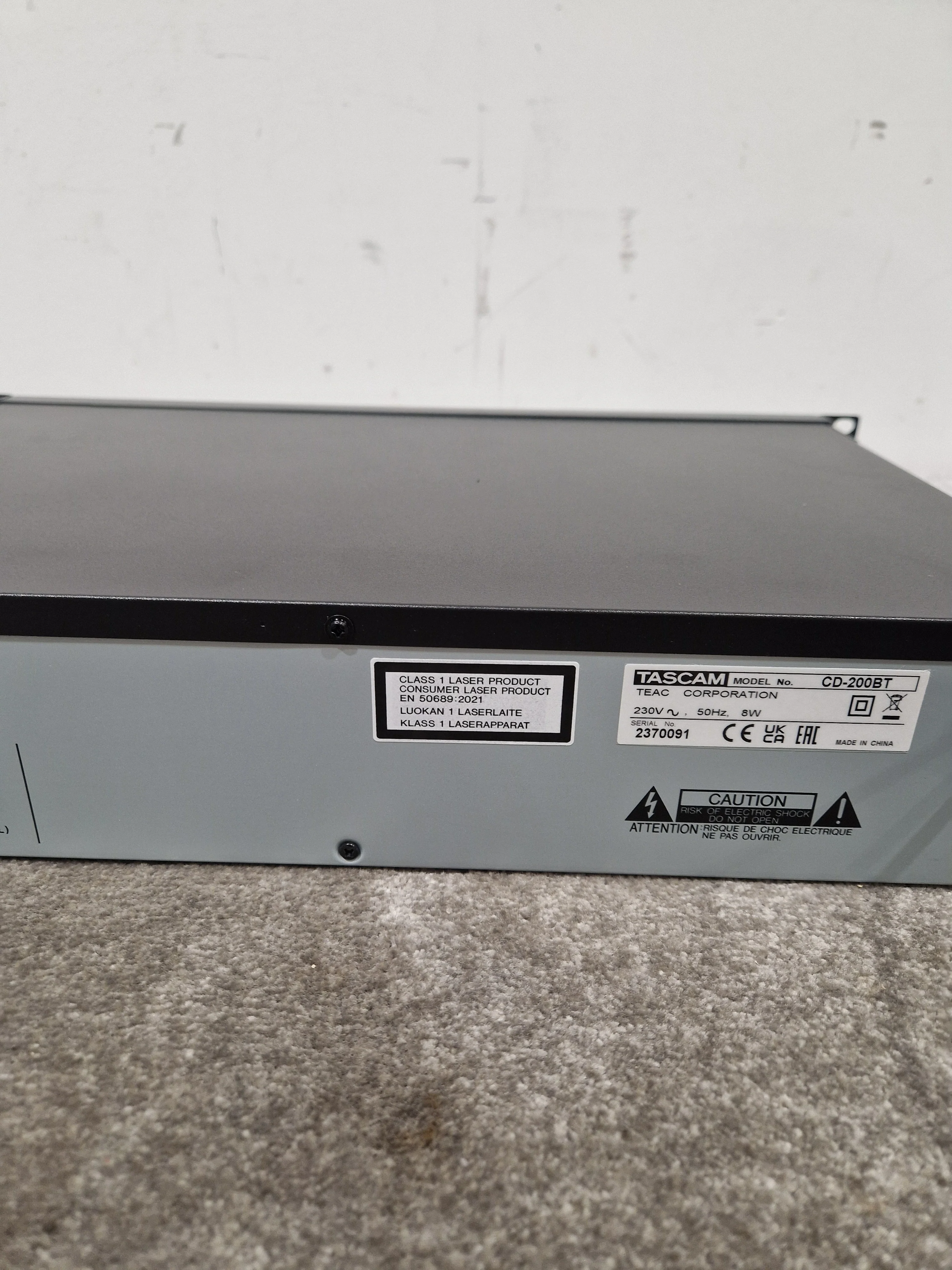 Tascam CD-200BT - Bluetooth CD Player - Excellent w/ Original Box & Power Supply - Image 15