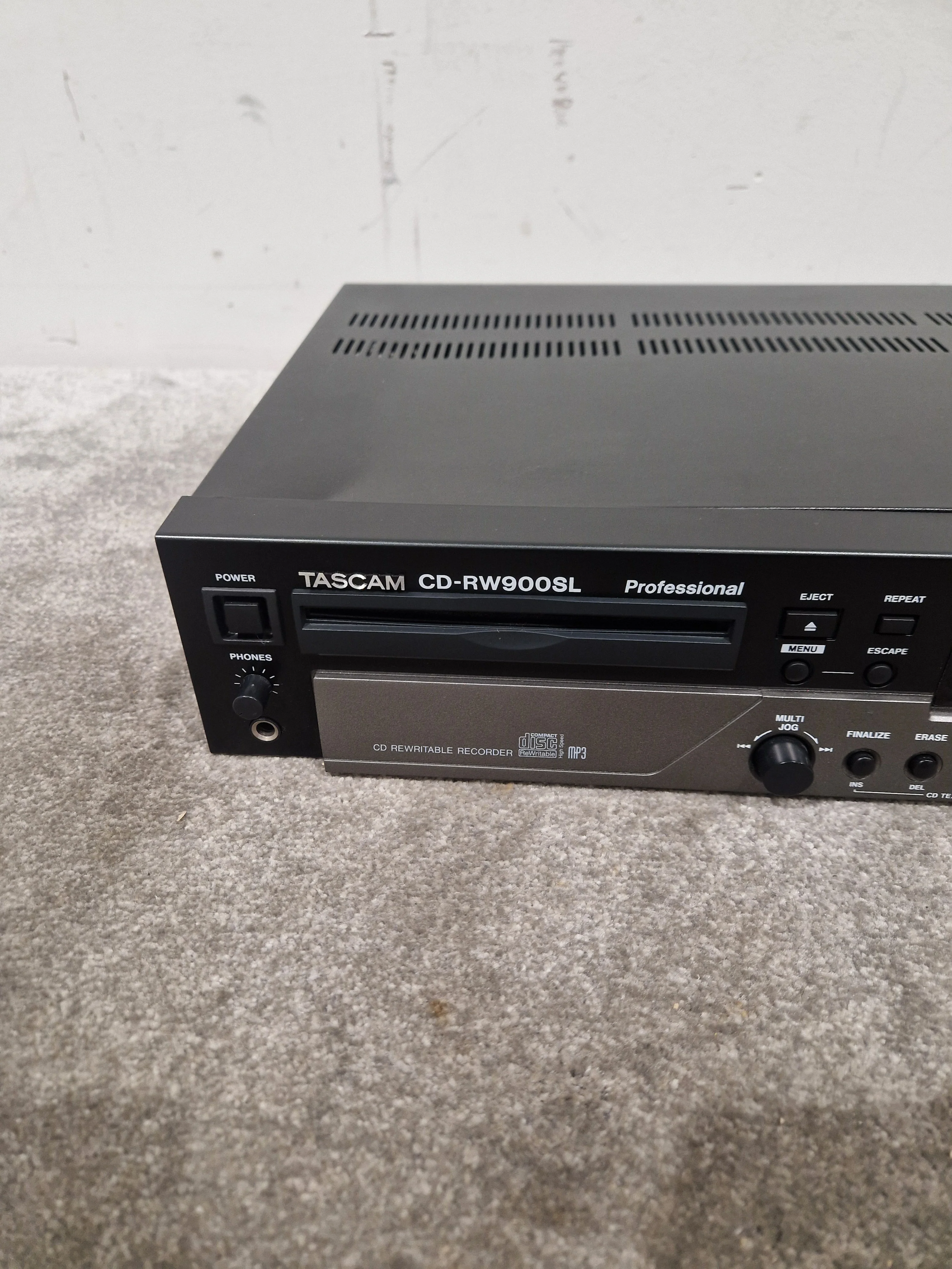 Tascam Cd-Rw900sl - Professional CD Recorder - Fair w/ Power Supply & Remote - Image 10