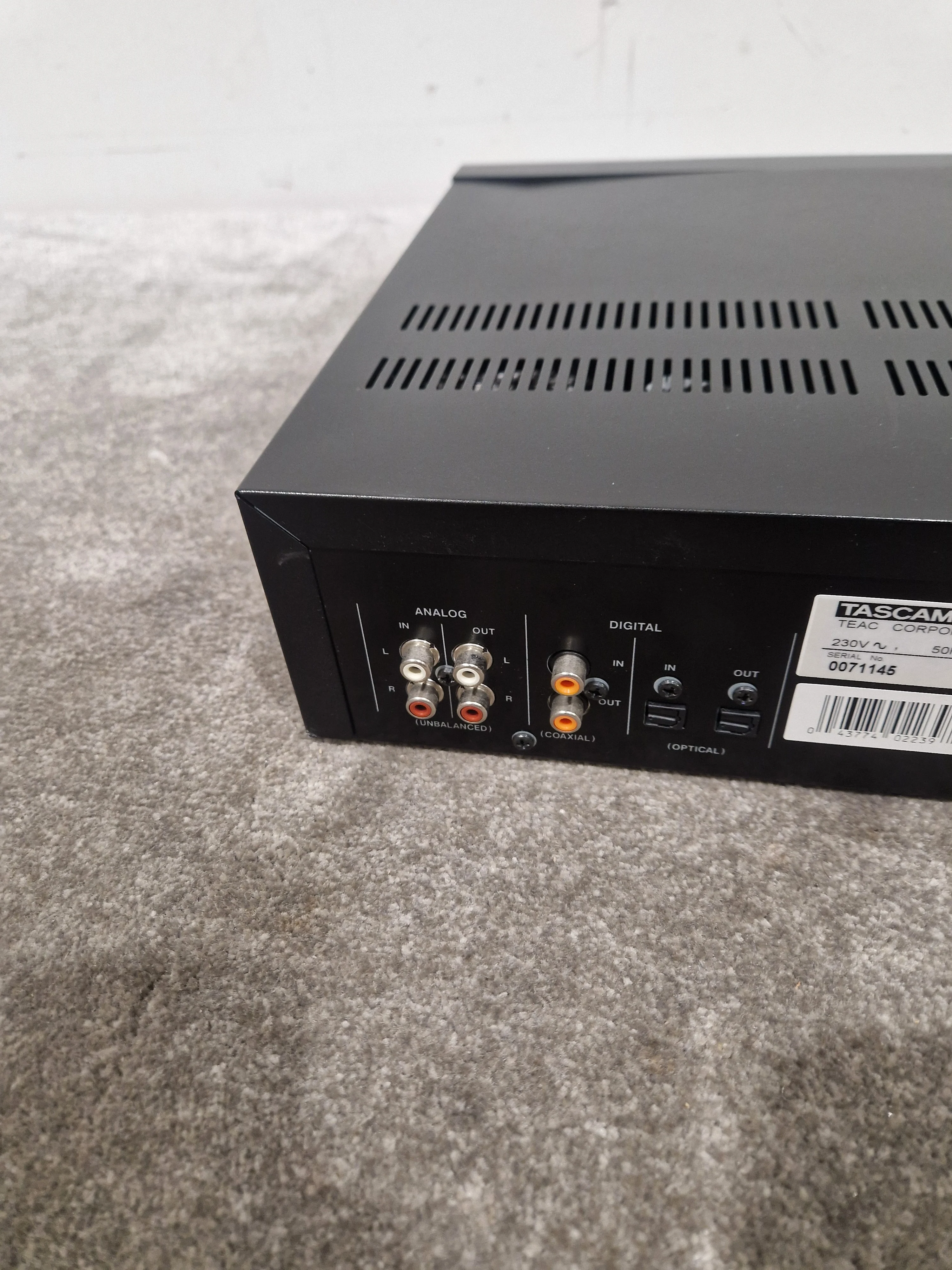 Tascam Cd-Rw900sl - Professional CD Recorder - Fair w/ Power Supply & Remote - Image 13