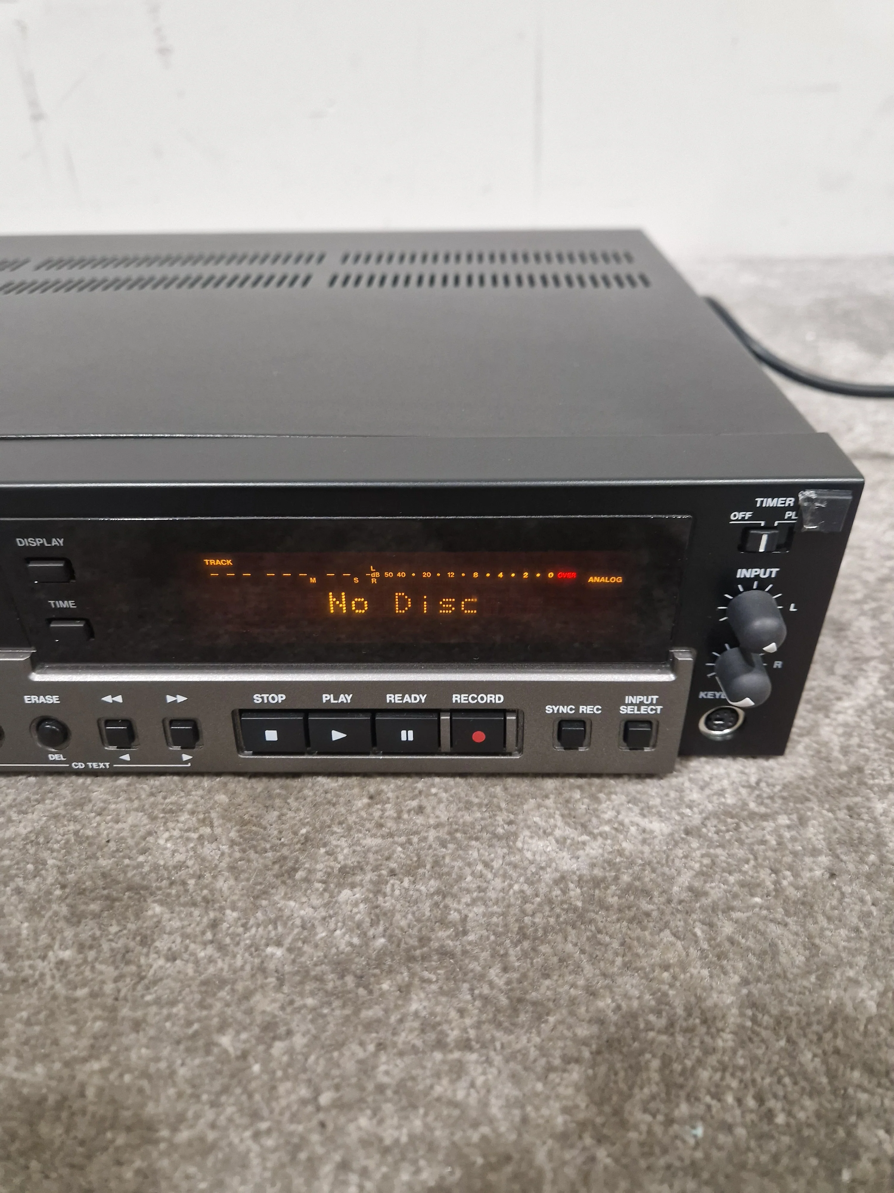 Tascam Cd-Rw900sl - Professional CD Recorder - Fair w/ Power Supply & Remote - Image 3