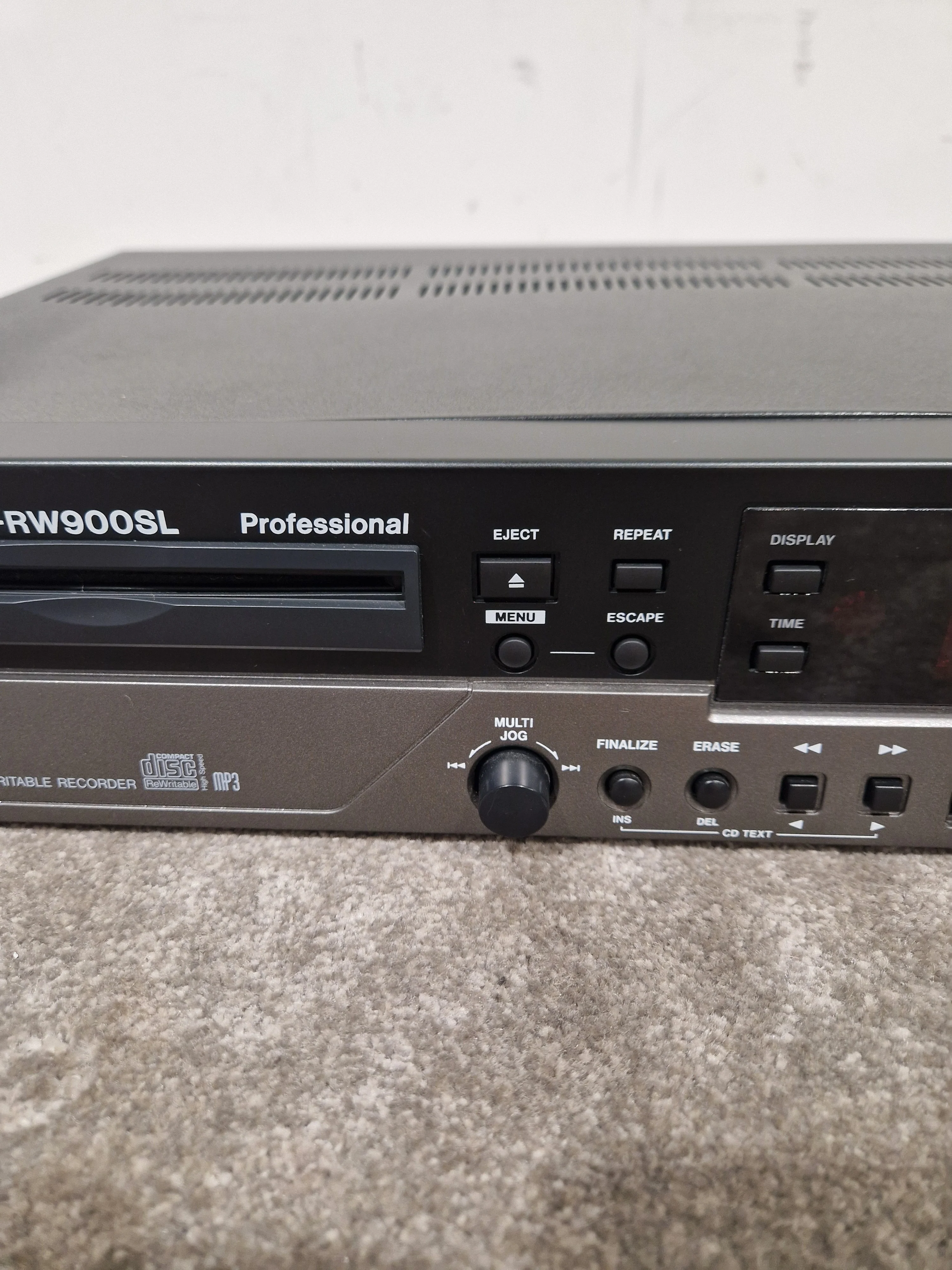 Tascam CD-RW900SL – Professional CD Recorder – Very Good w/ Power Supply & Remote - Image 8