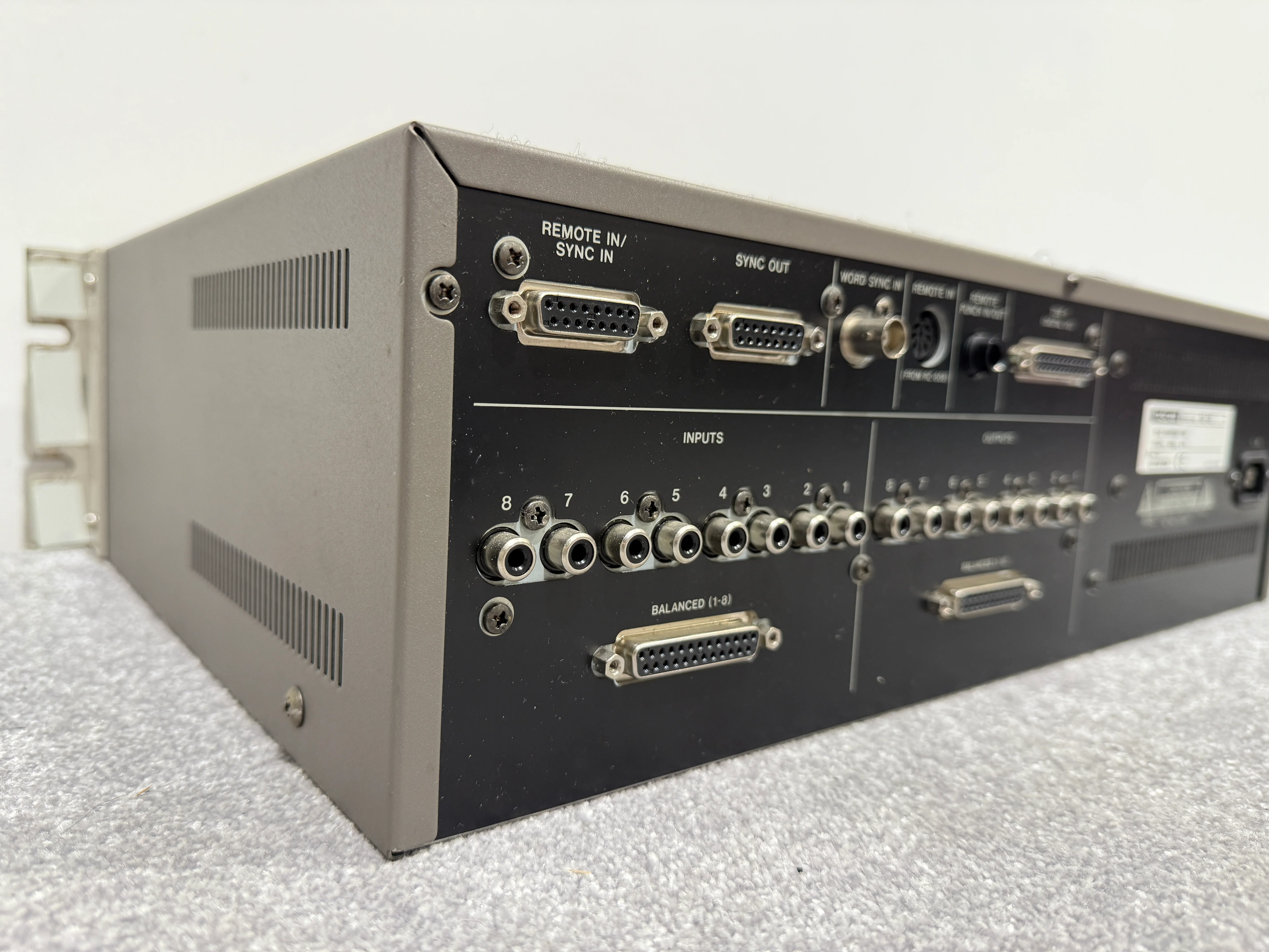 Tascam DA-38 Digital Multitrack Recorder - 8 Tracks, Timecode Support - Very Good w/ Manuals - Image 9