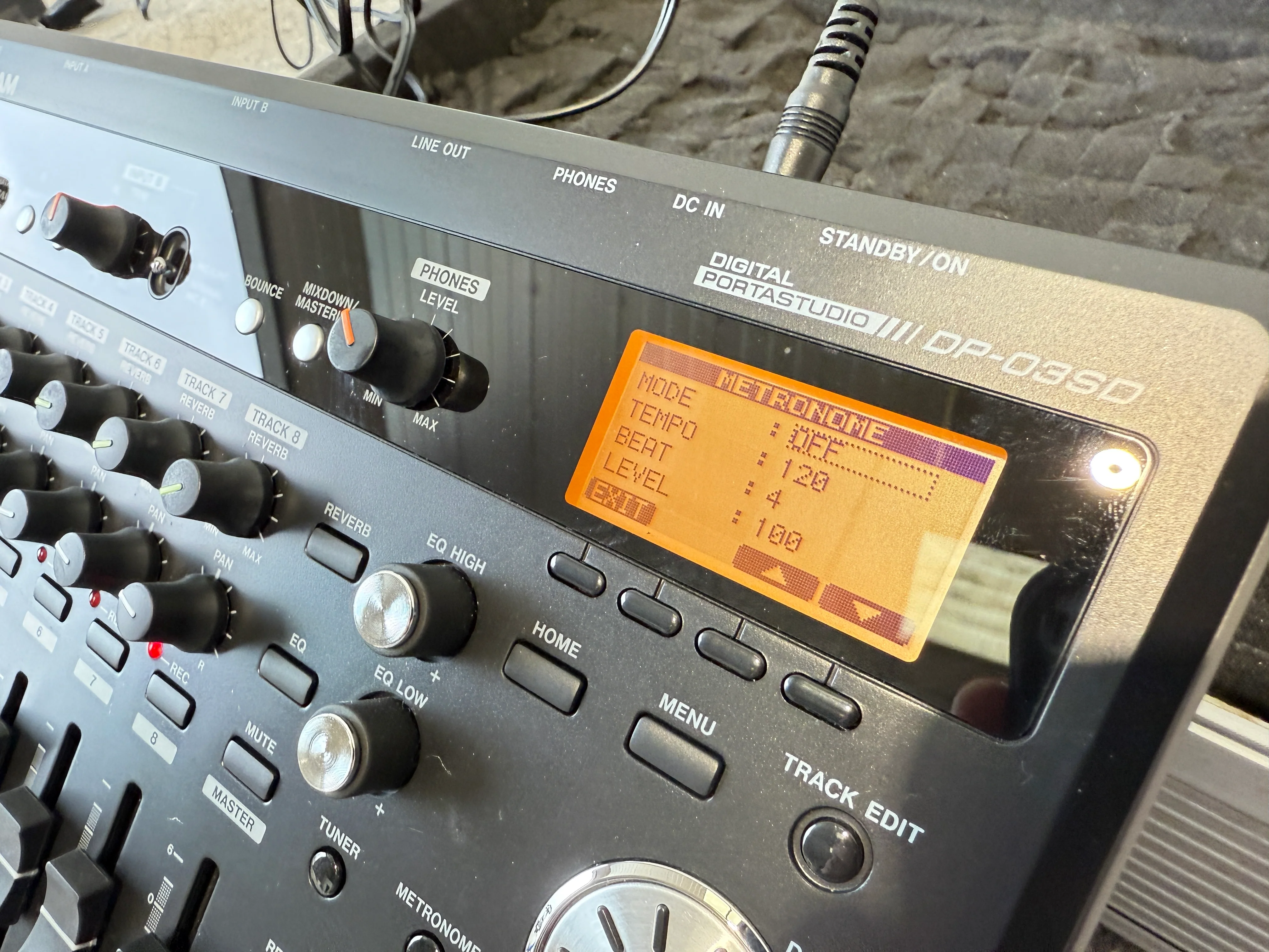Tascam DP-03SD Digital Portastudio / Mixer / Music Maker with Flight Case - Image 6
