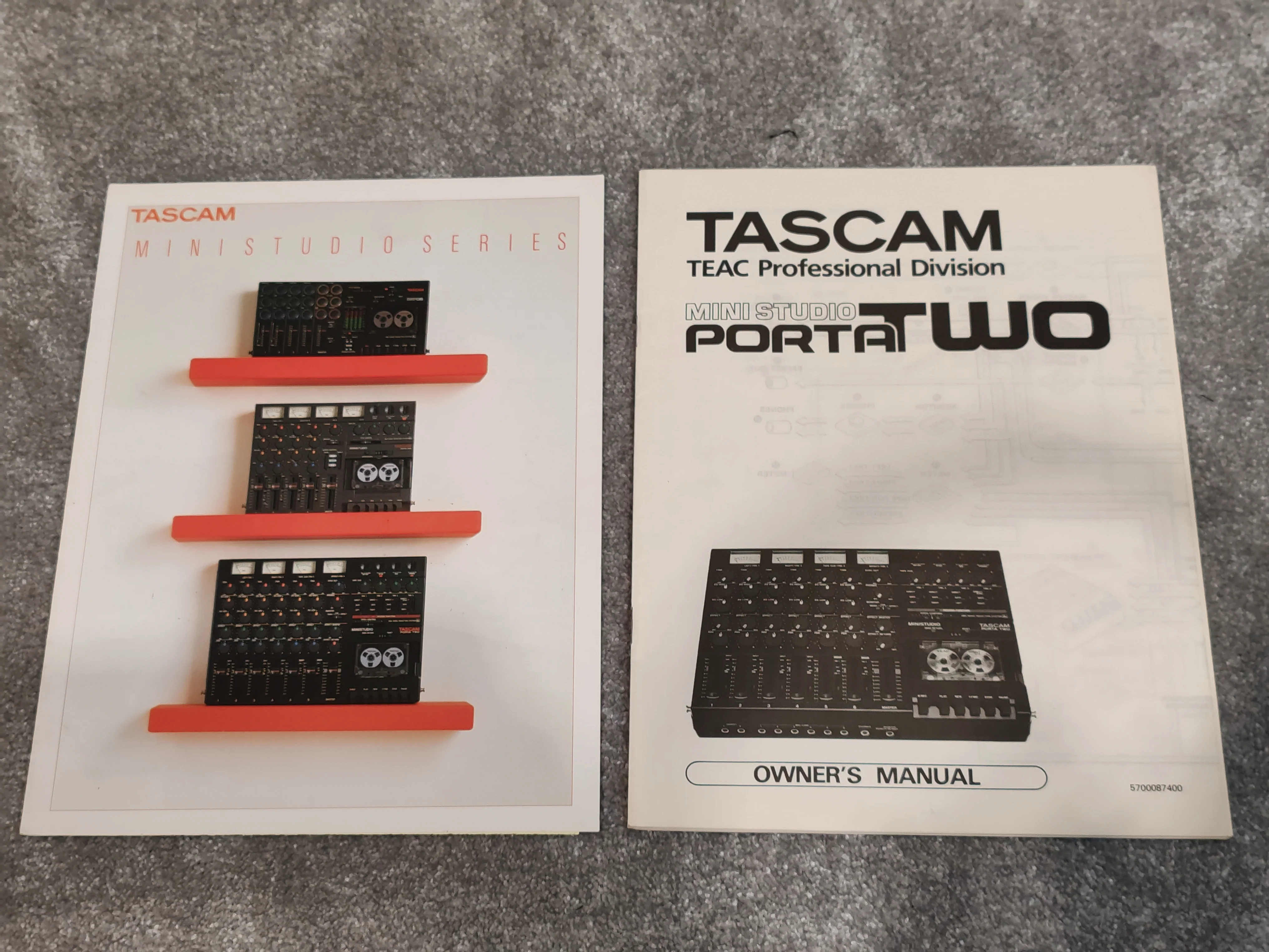 Tascam Porta Two Ministudio Requires Repair w/ Manuals and Flight Case - Image 14