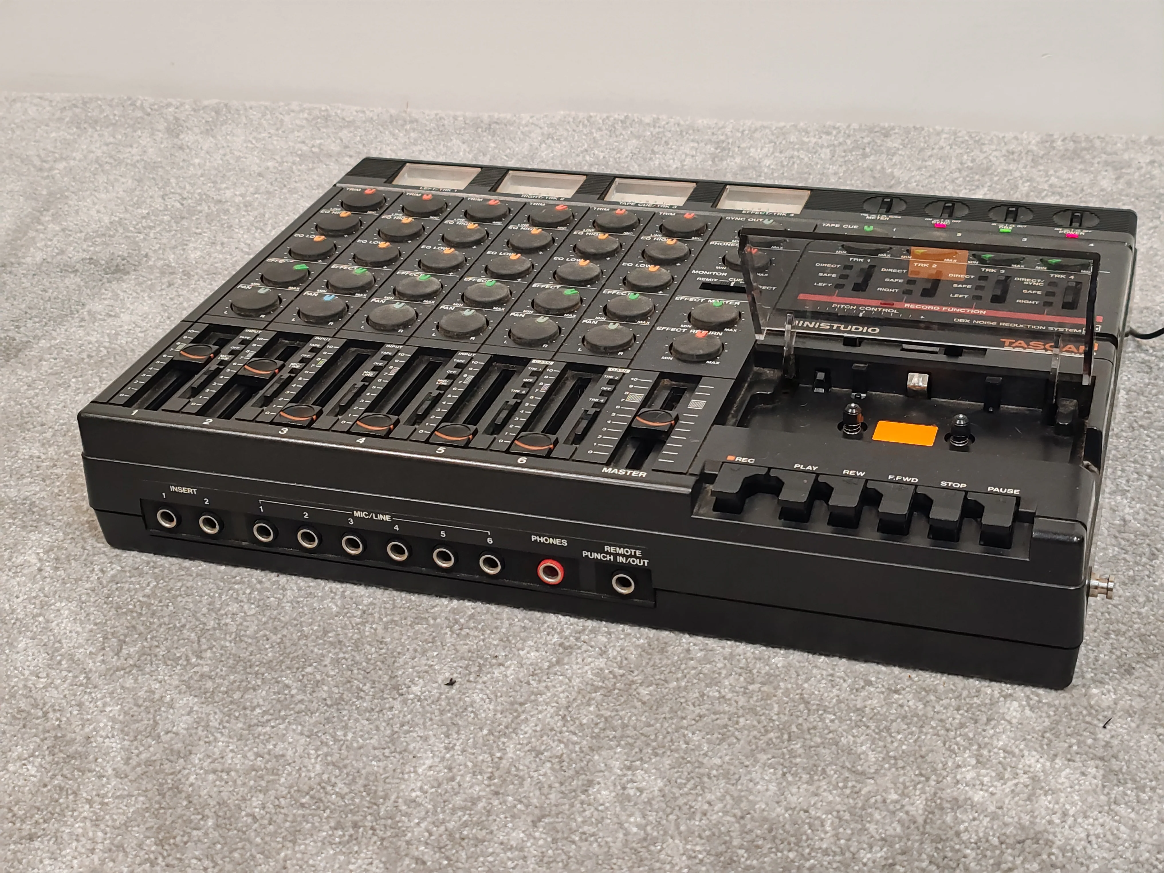 Tascam Porta Two Ministudio Requires Repair w/ Manuals and Flight Case - Image 2