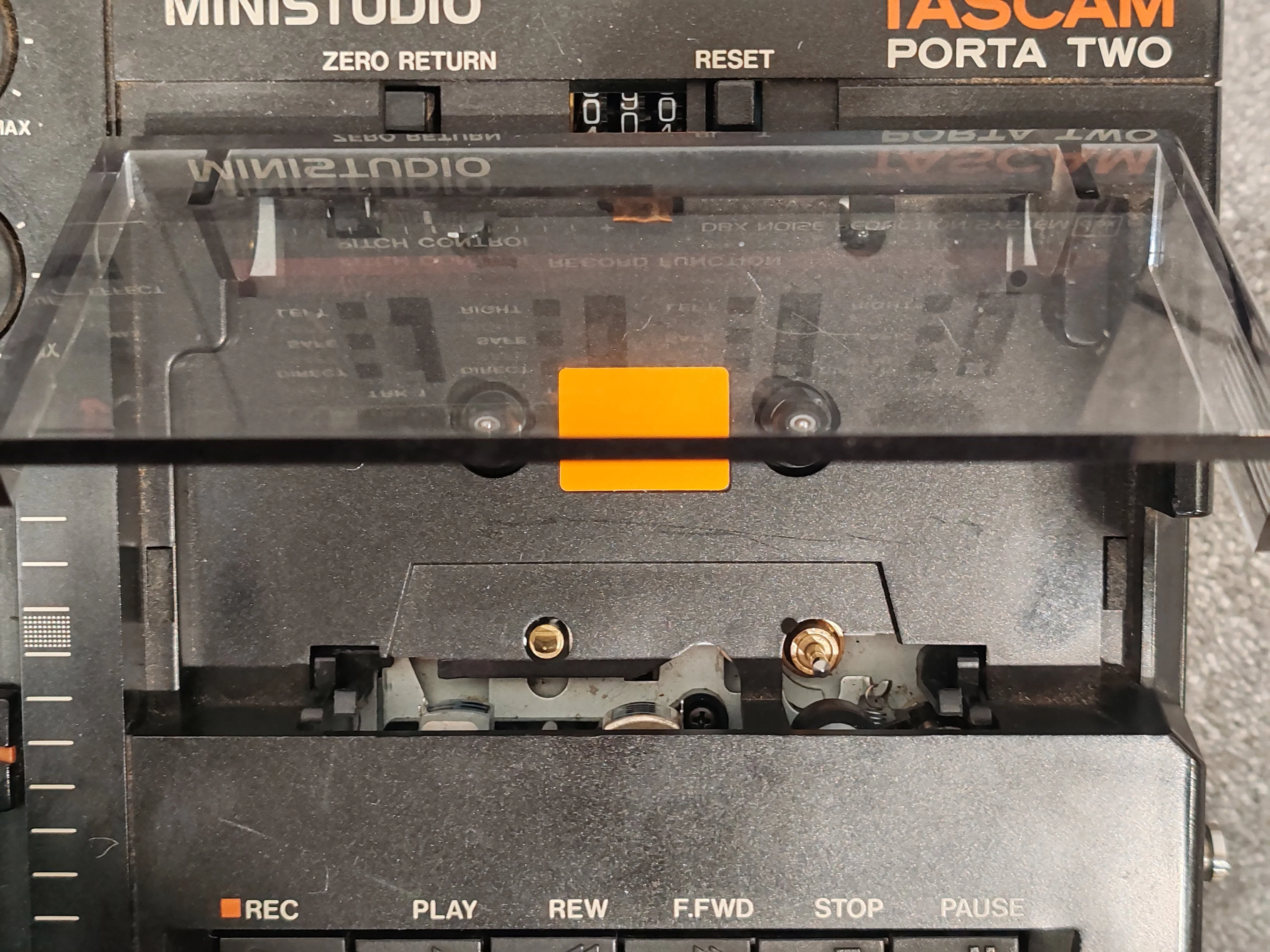 Tascam Porta Two Ministudio Requires Repair w/ Manuals and Flight Case - Image 7