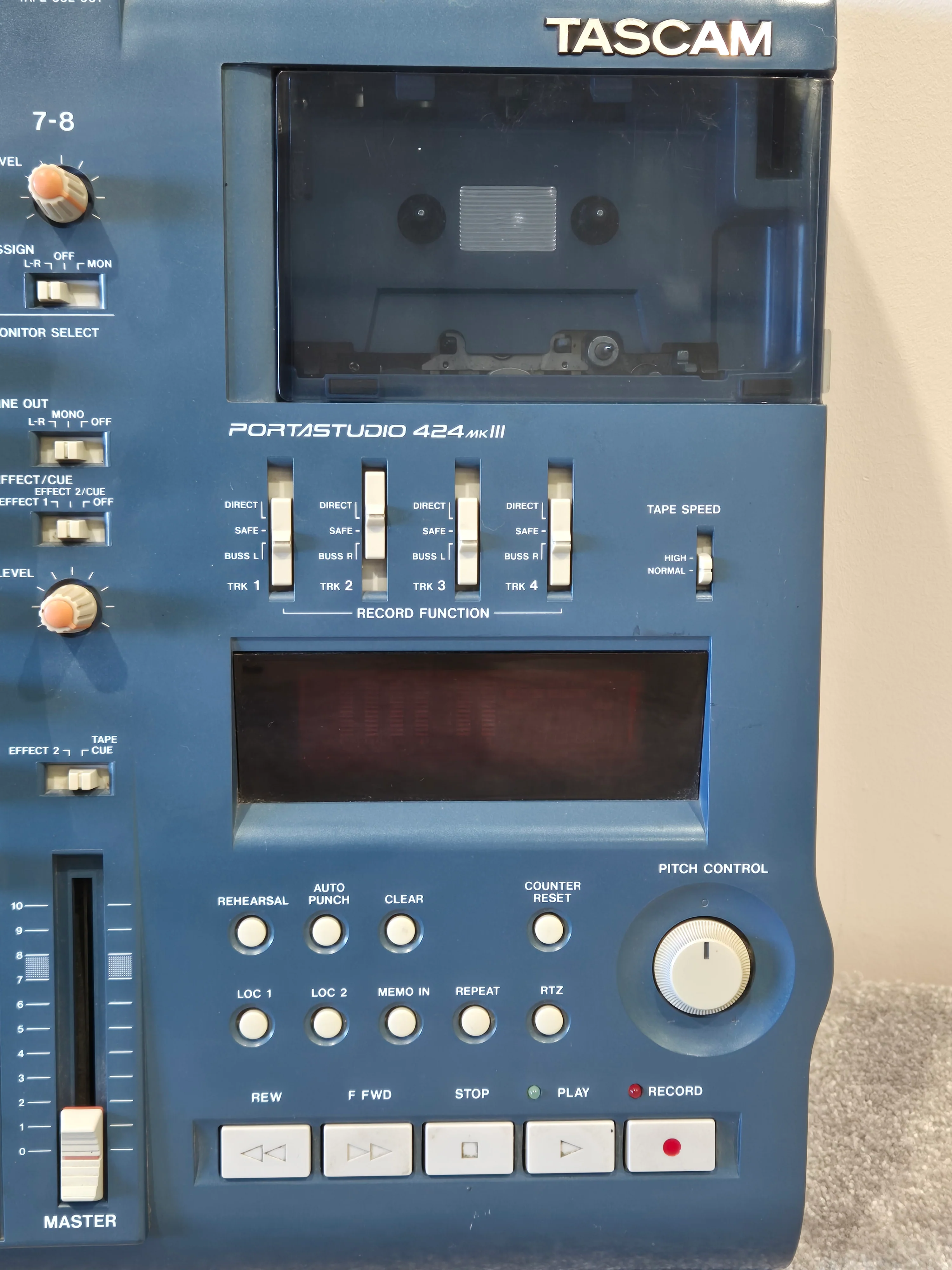 TASCAM Portastudio 424 Mk III - Cassette-Based Four-Track Recorder and Mixer - Image 3