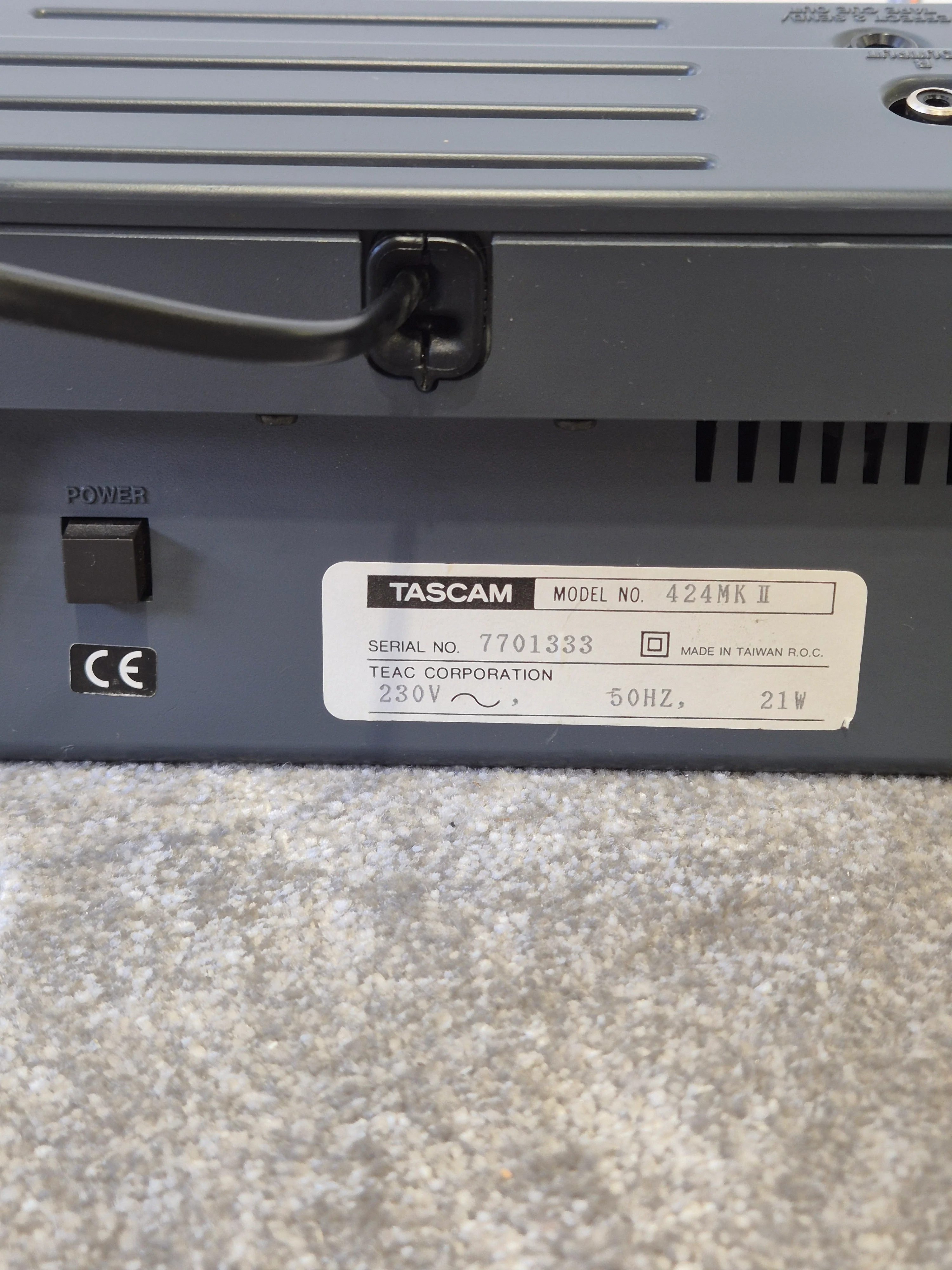 Tascam PortaStudio 424 MK2 - 4-Track Cassette Recorder - Very Good w/ Original Box - Image 11