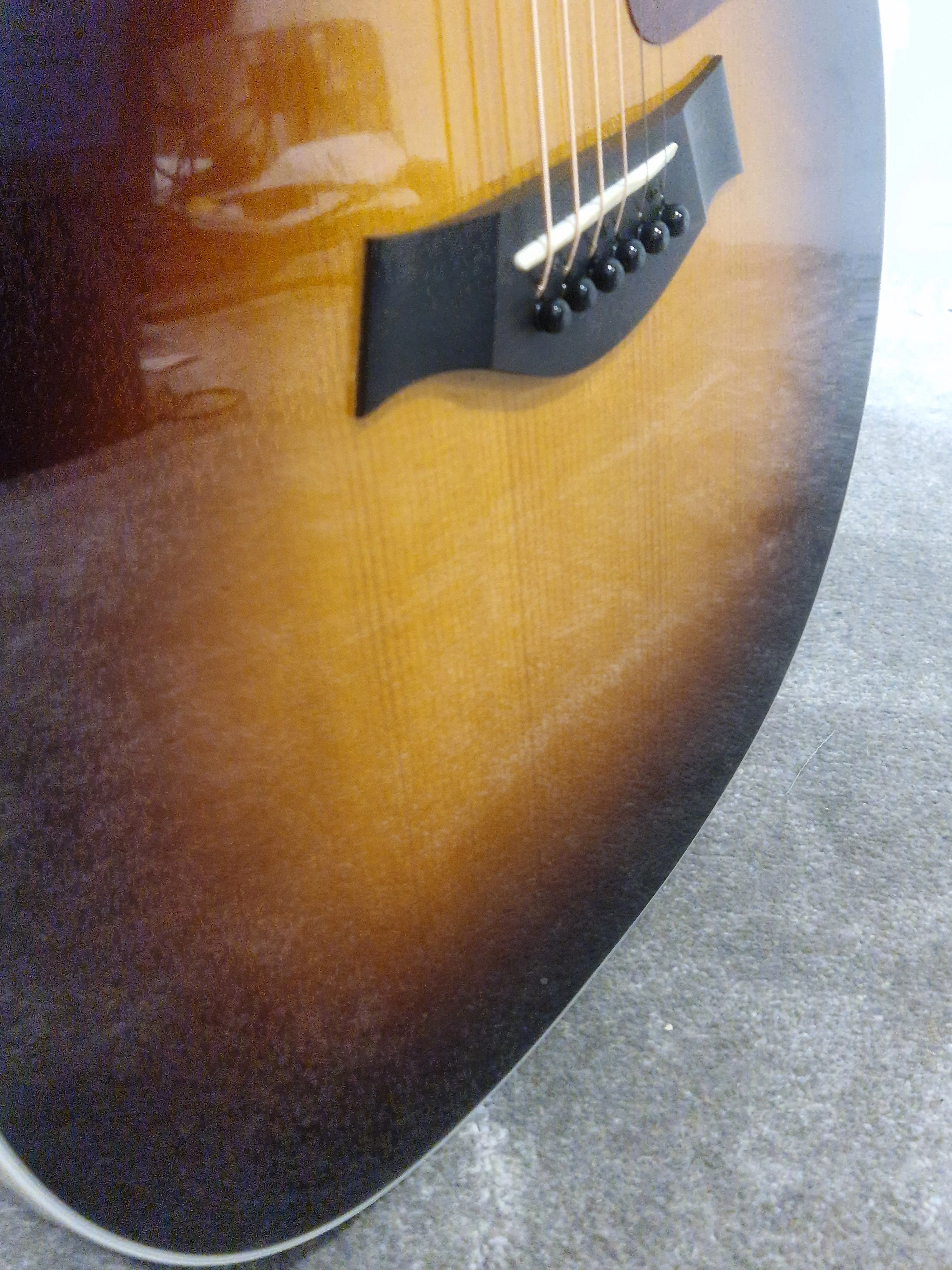 Taylor 214CE-SB-DLX Electro-Acoustic Guitar - Sunburst Finish - Excellent w/ Hard Case & Strap - Image 13