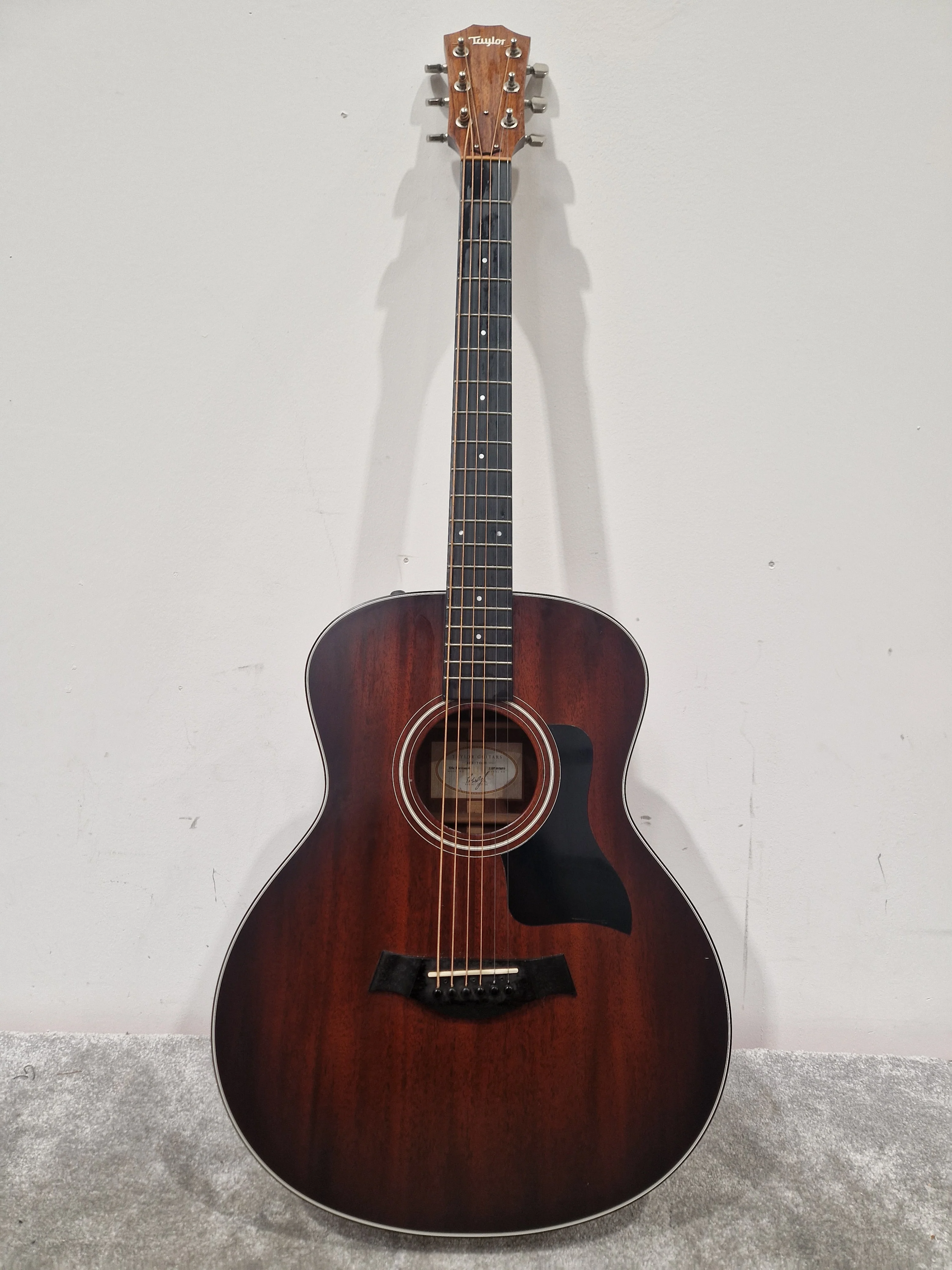 Taylor 326e Baritone 6 String Acoustic Guitar - Baritone Scale, Solid Wood - Excellent w/ Manuals & Certification & Hard Case - Image 2