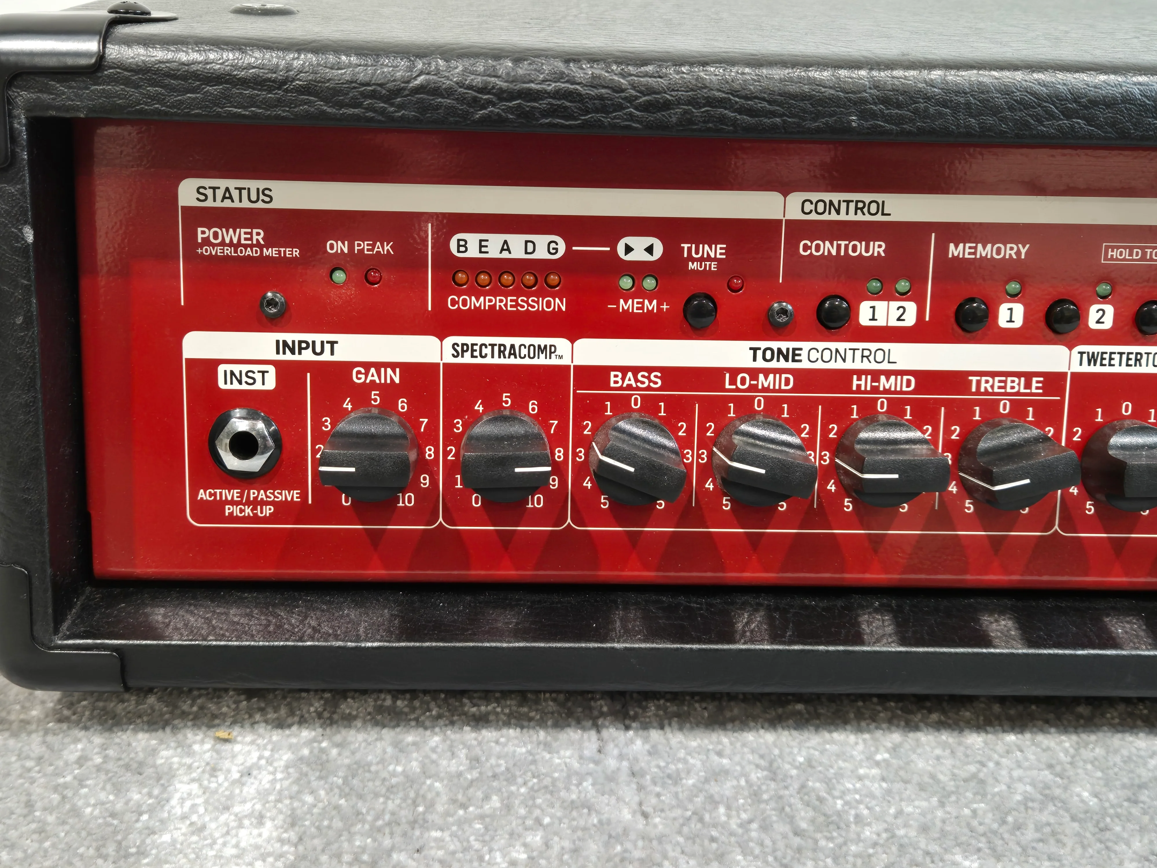TC Electronic BH500 - 500-watt Bass Amp Head - Image 3