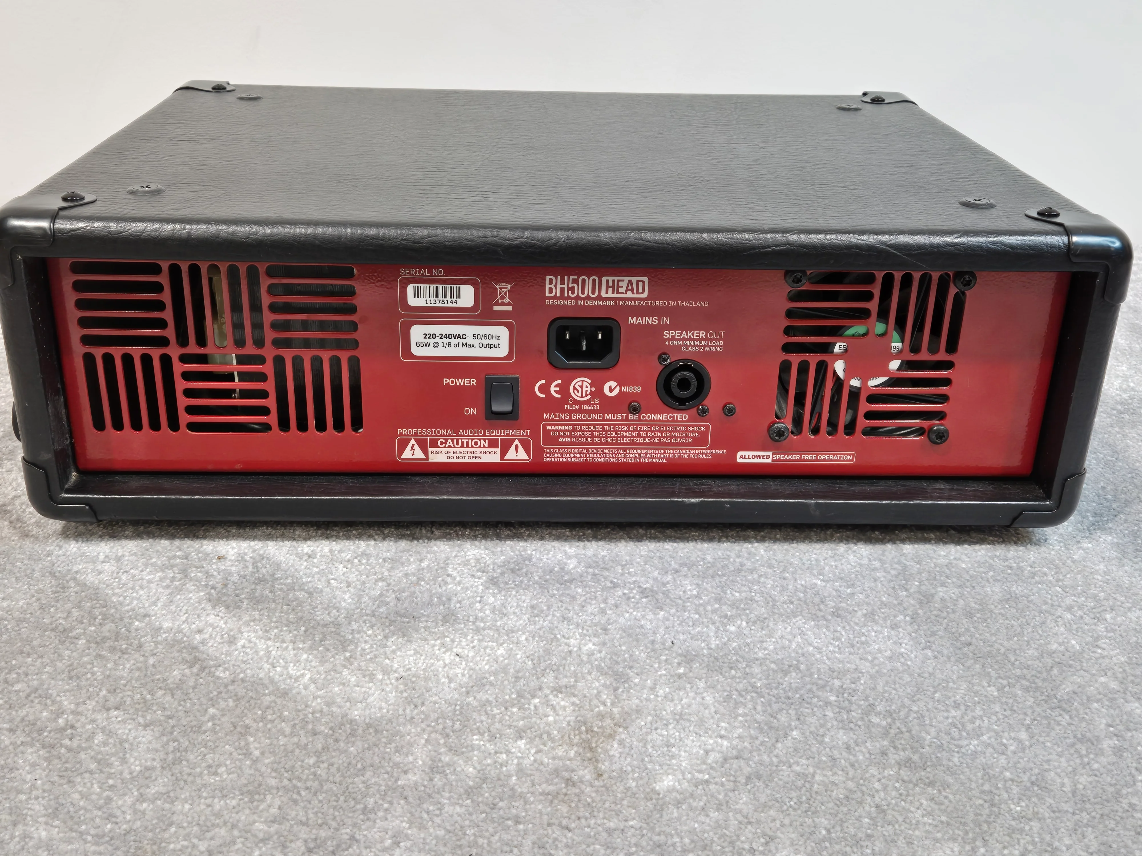 TC Electronic BH500 - 500-watt Bass Amp Head - Image 6