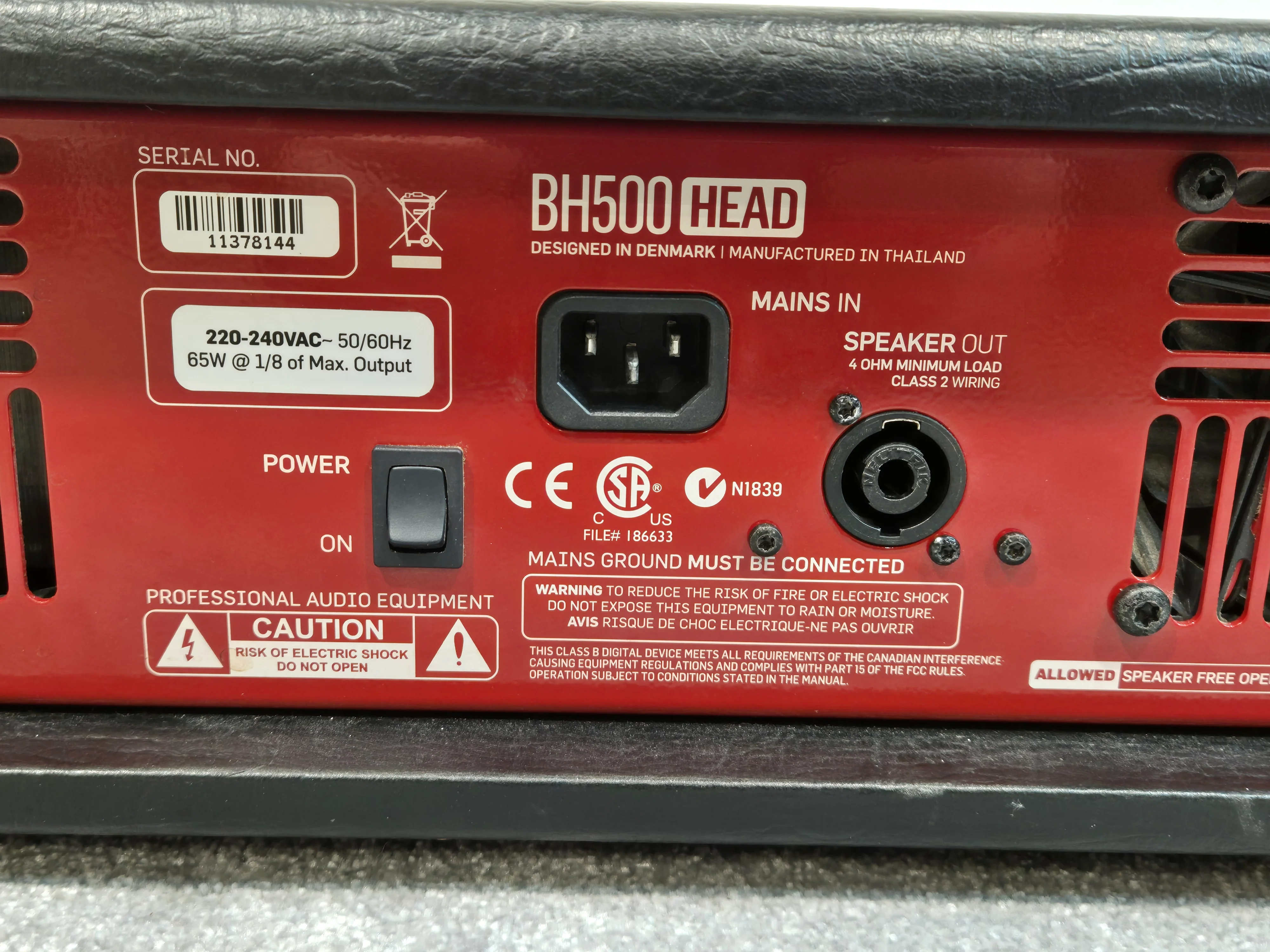 TC Electronic BH500 - 500-watt Bass Amp Head - Image 7