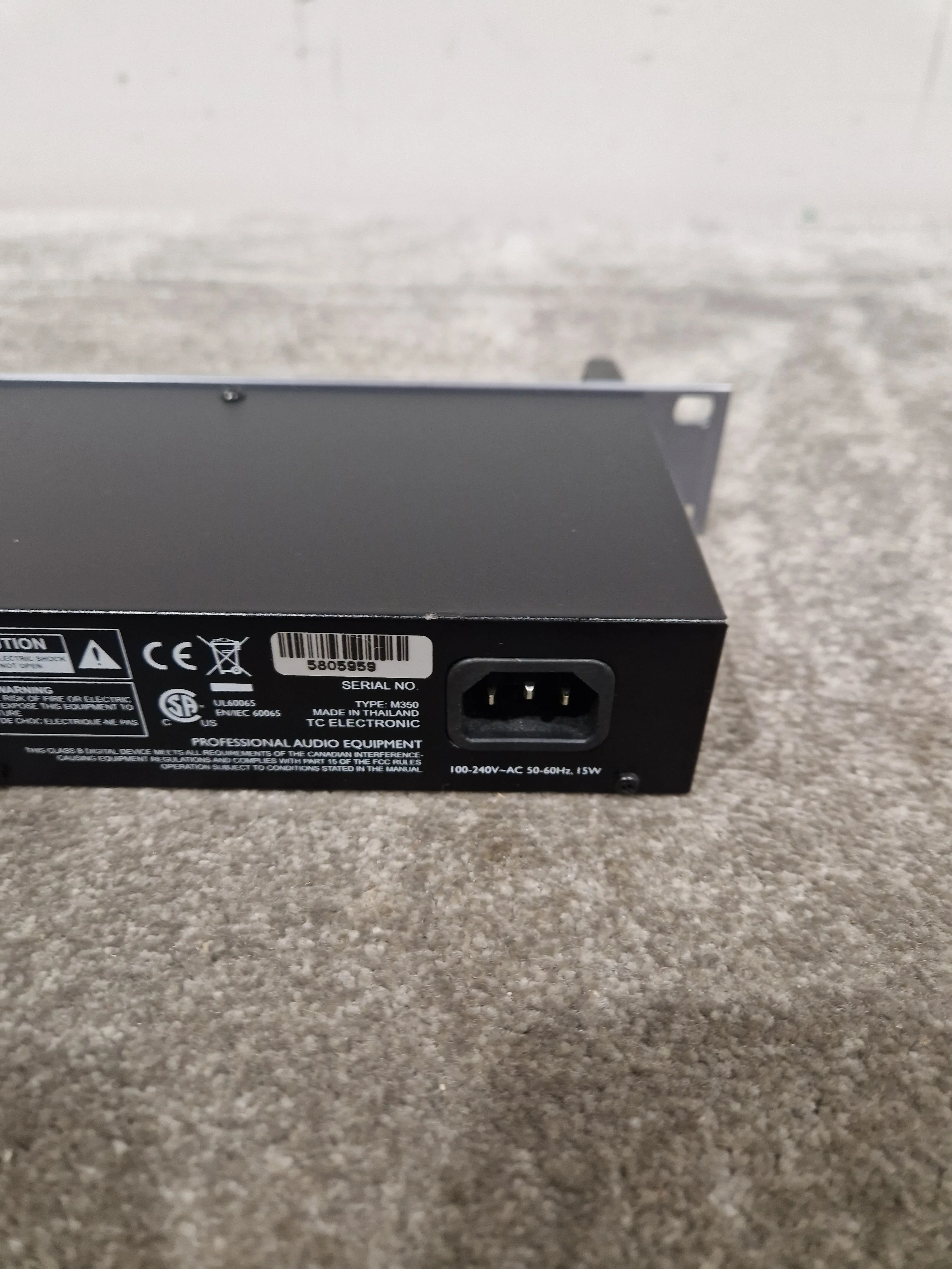 TC Electronic M350 Effects Processor - Dual-Engine Reverb - Excellent w/ Power Cable - Image 11