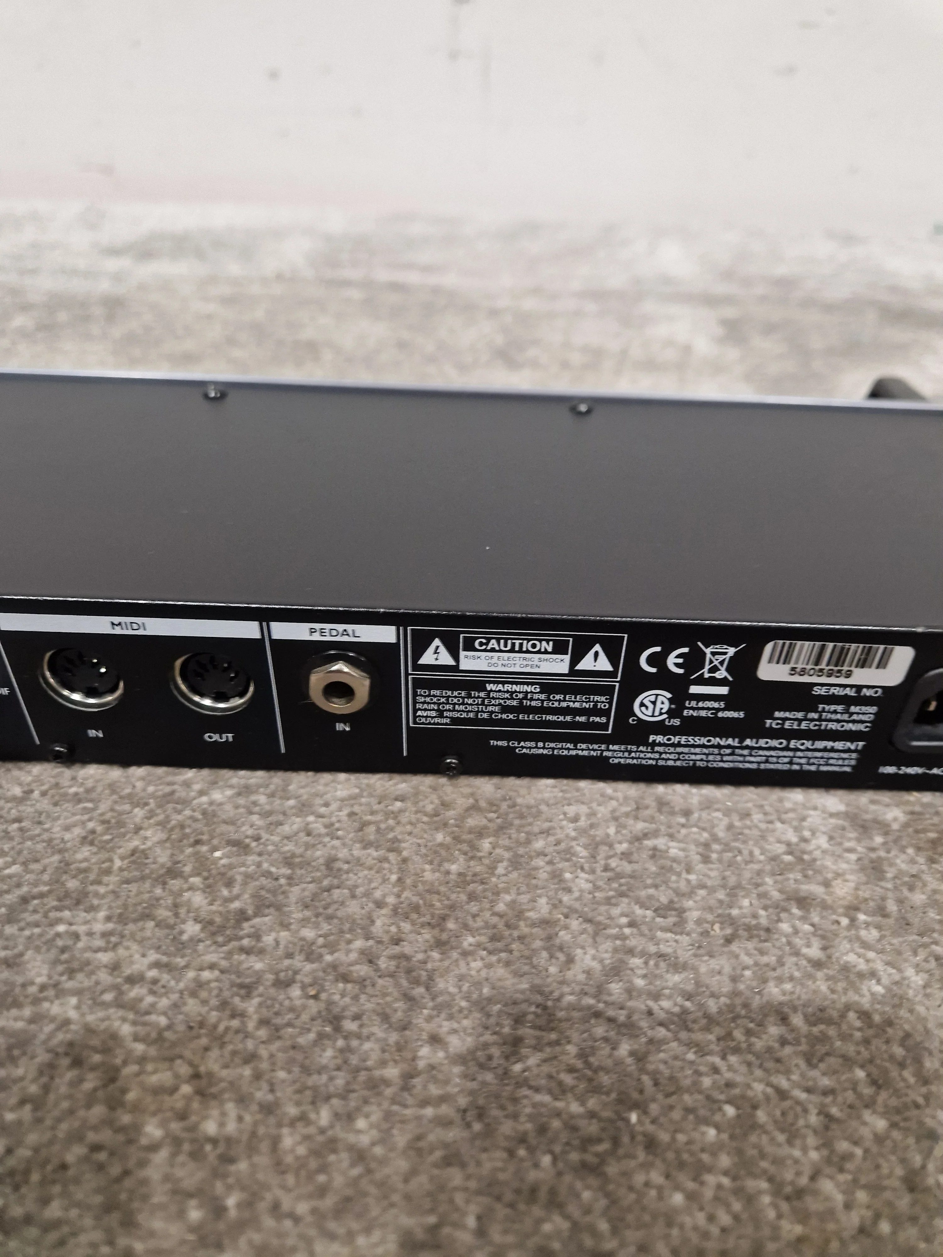 TC Electronic M350 Effects Processor - Dual-Engine Reverb - Excellent w/ Power Cable - Image 15