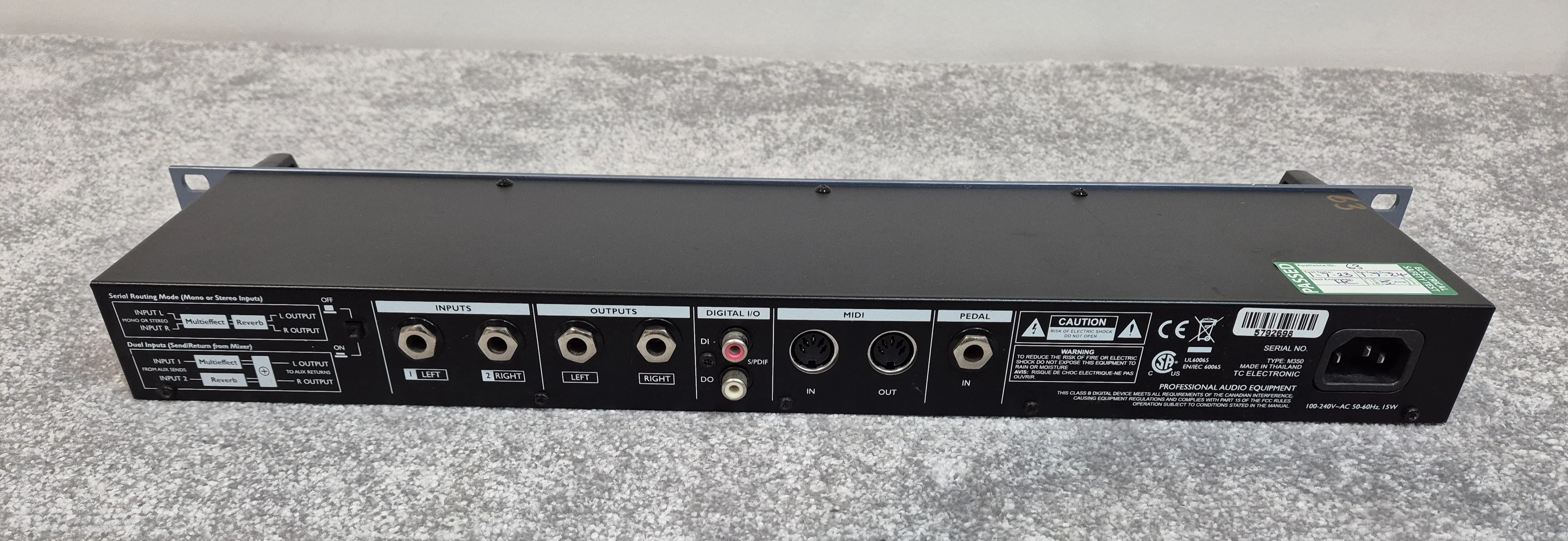 TC Electronic M350 - Dual-Engine Effects Processor - Rack Mounted - Image 5