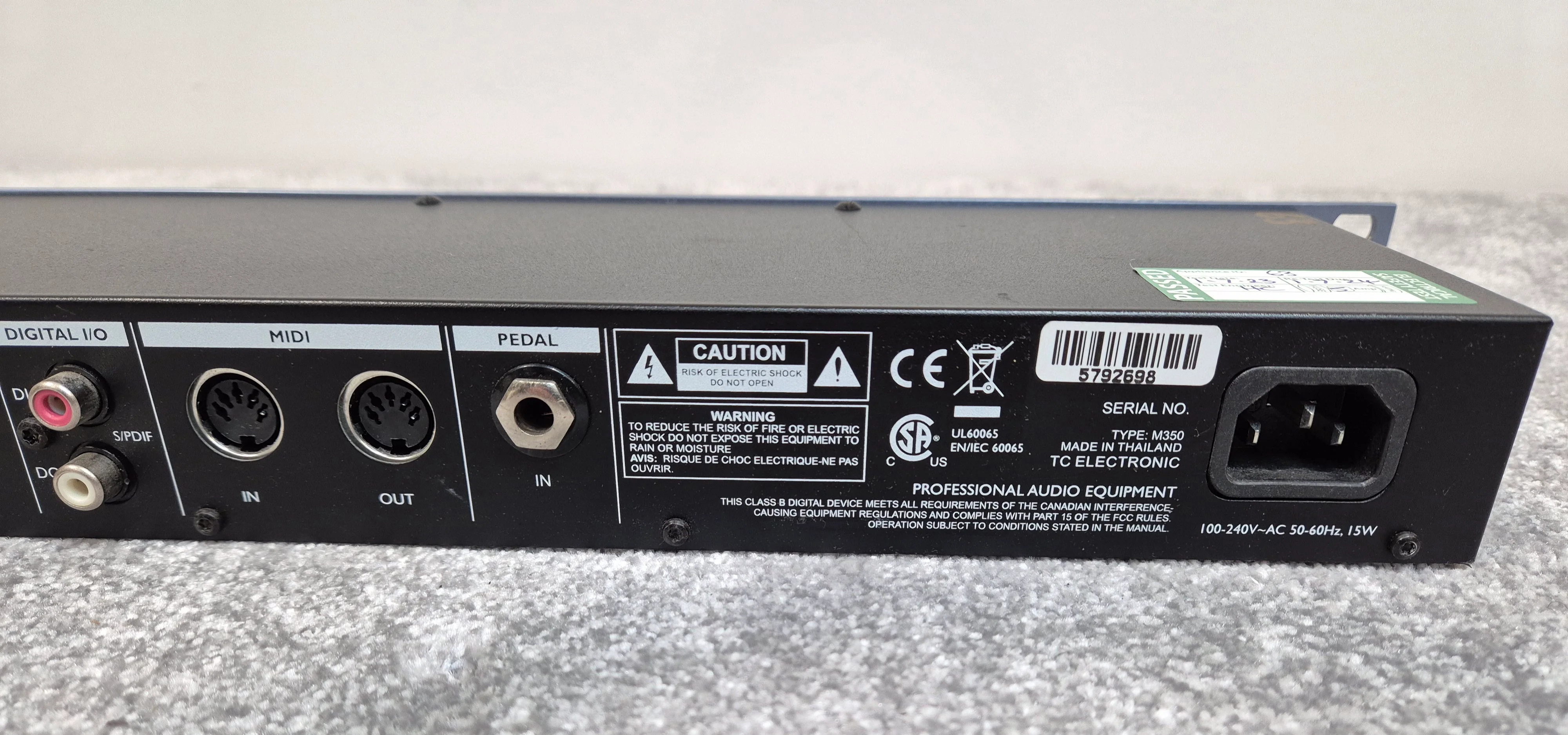 TC Electronic M350 - Dual-Engine Effects Processor - Rack Mounted - Image 7