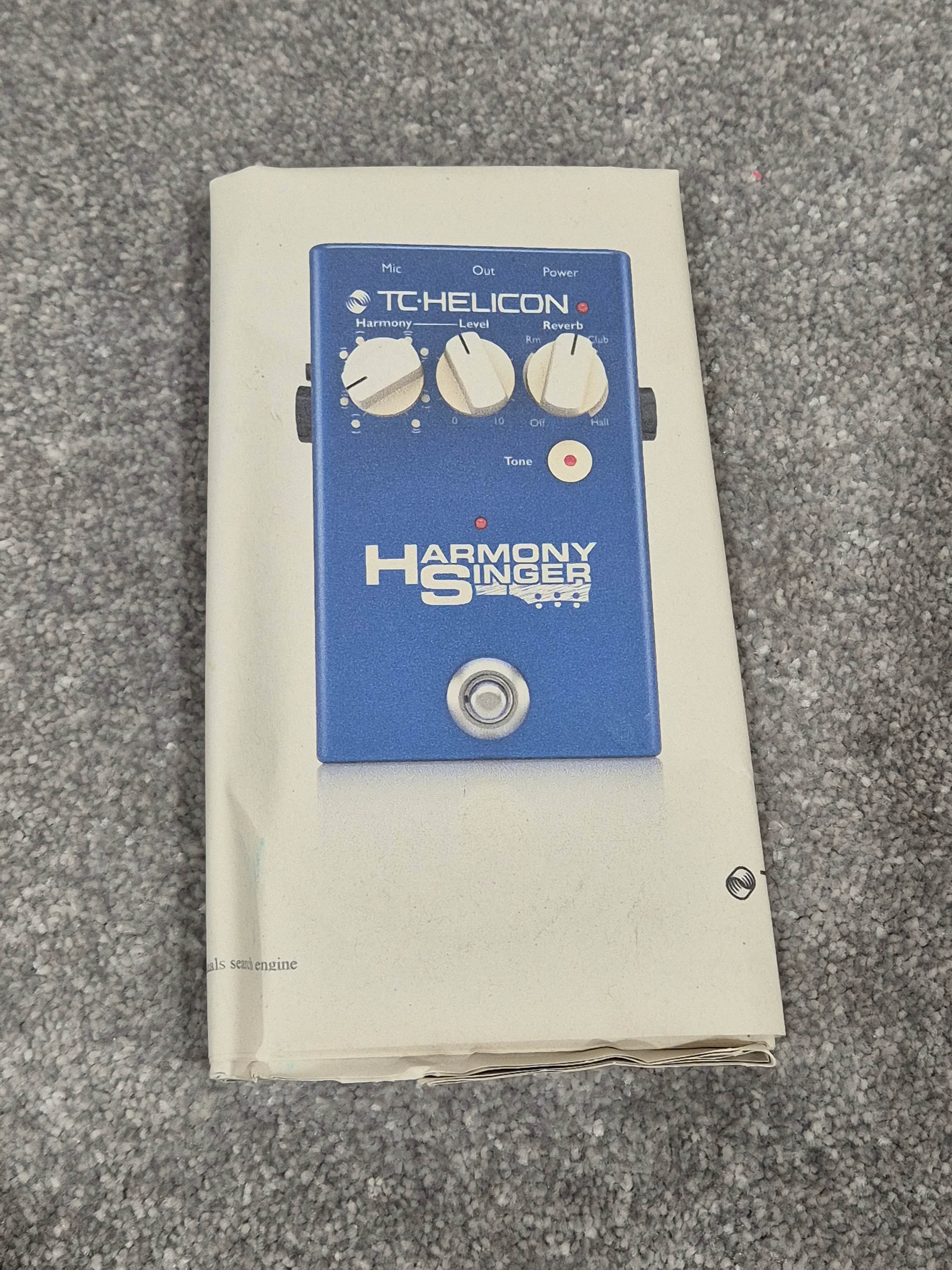 TC Helicon Harmony Singer 2 - Harmonies, Reverb and Adaptive Tone Effects Pedal w/ Original Box - Image 6
