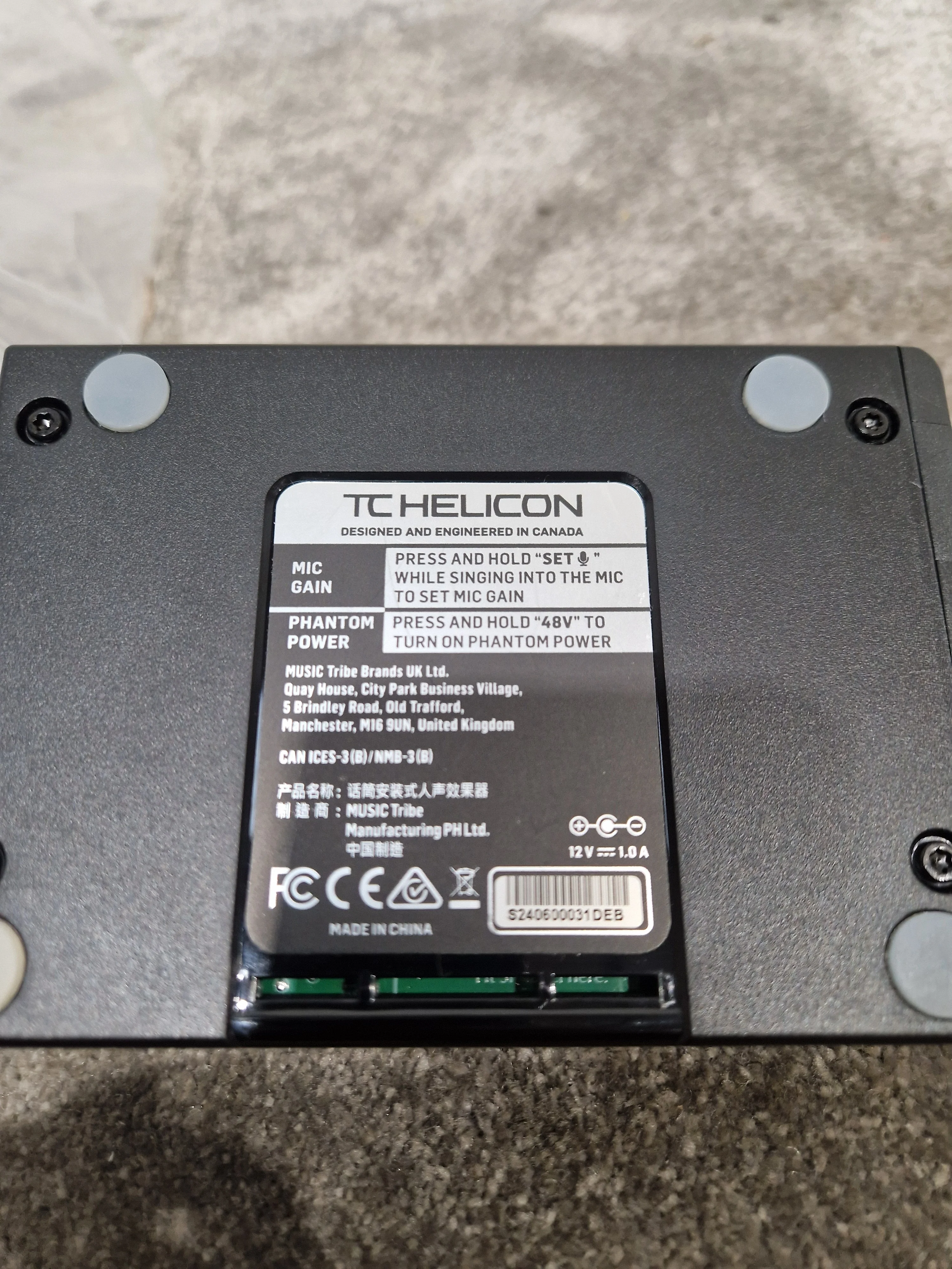 TC Helicon Perform-V - Vocal Processor - Black - Excellent w/ Original Box & Cables - Image 9