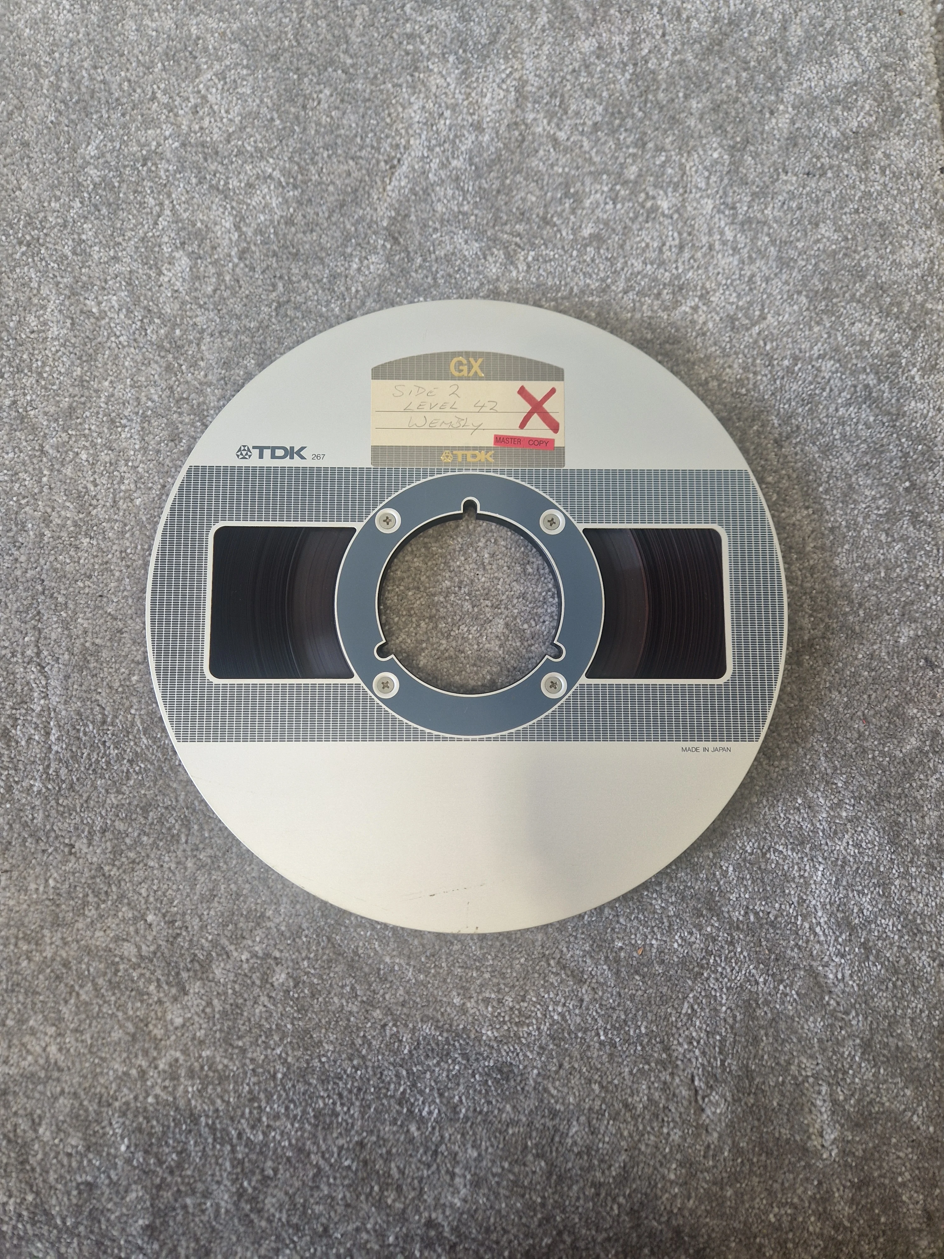 TDK GX 30/180BM Reel-to-Reel Tape – ¼″ x 3600ft, Back-Coated High Output - Good - Image 3