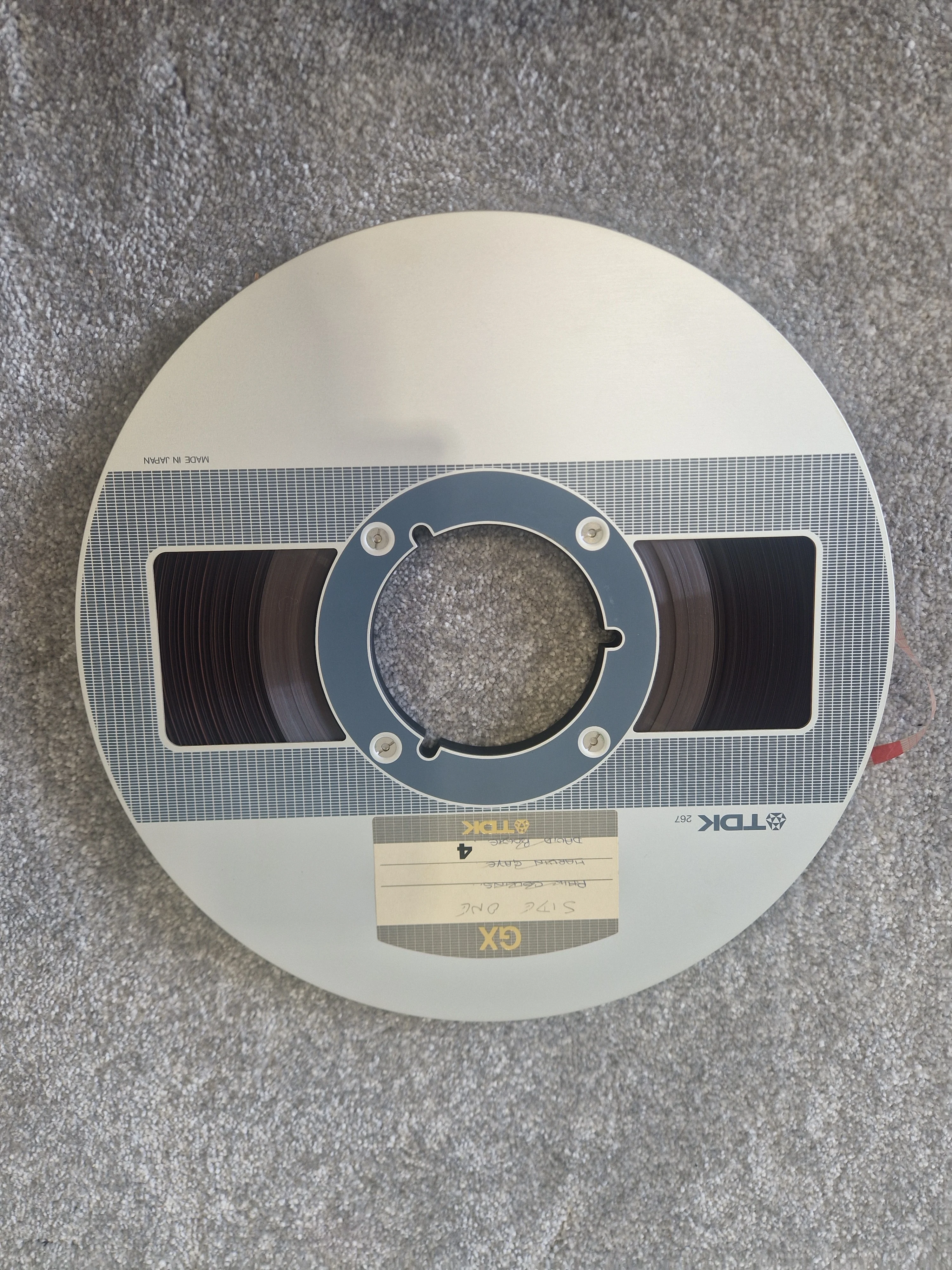 TDK GX 30/180BM Reel-to-Reel Tape – ¼″ x 3600ft, Back-Coated High Output - Good - Image 4