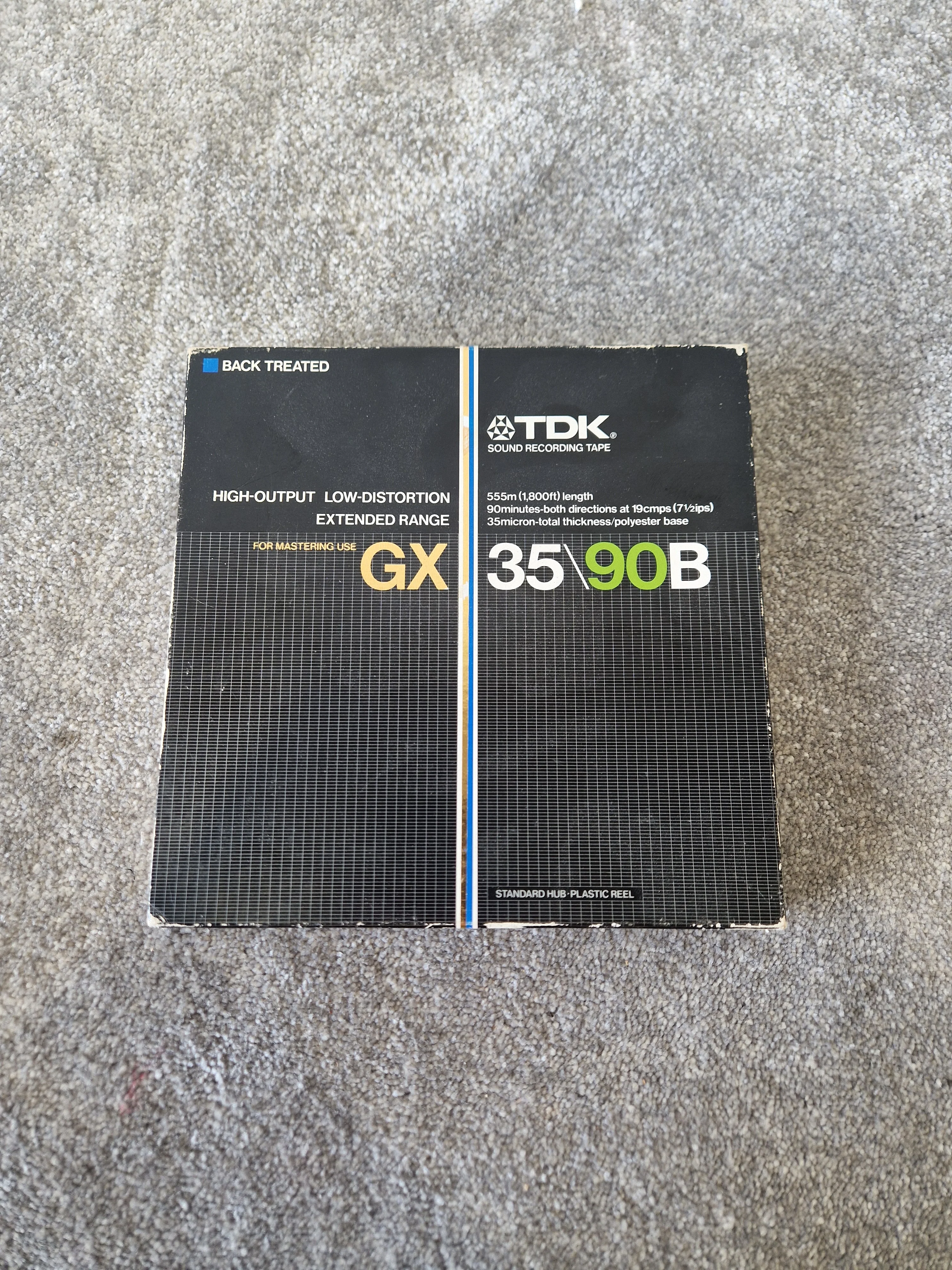 TDK GX35-90B Reel-to-Reel Tape – 1800ft ¼″ High Output Recording Tape - Good - Image 5