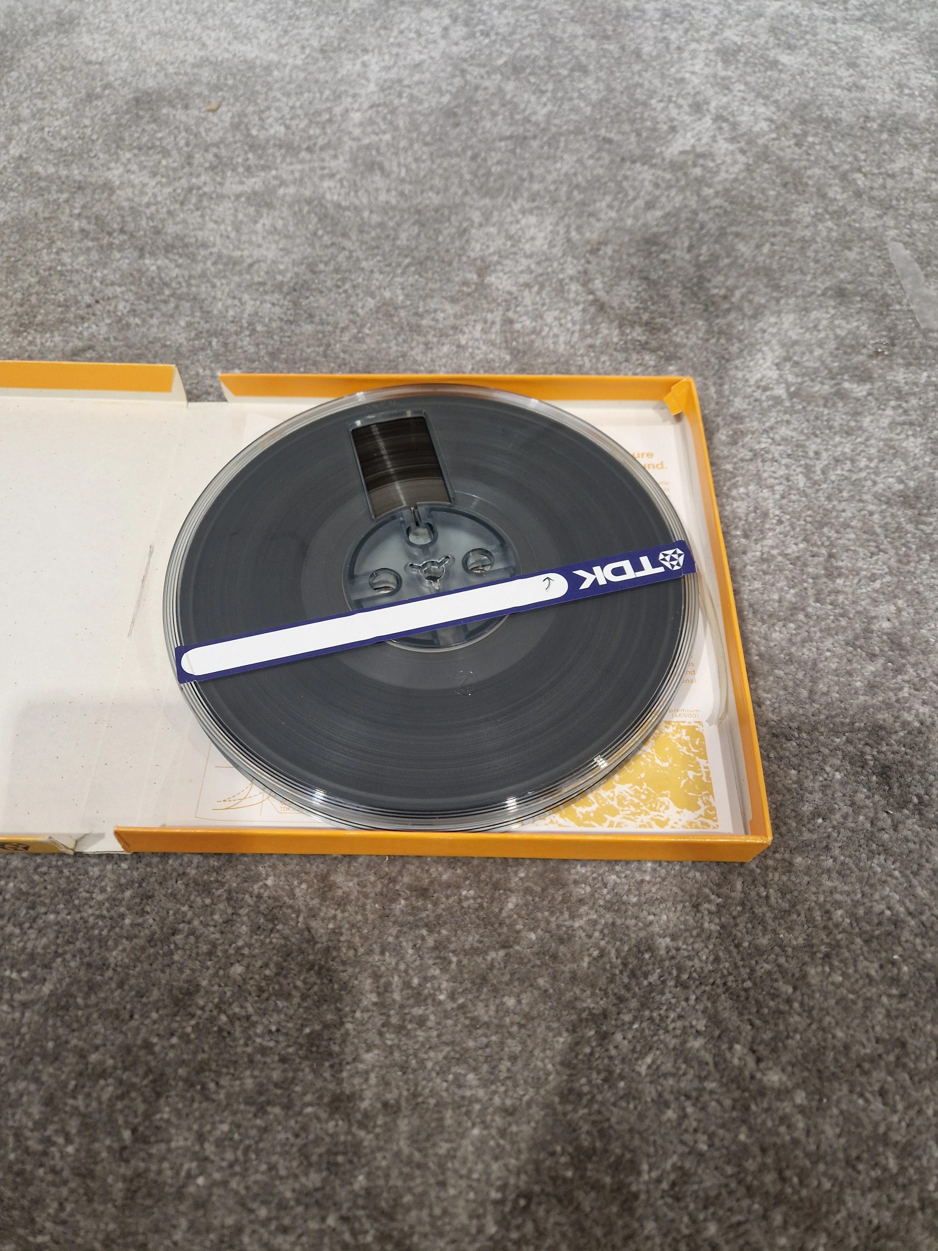 Soda – Britpop Band Collectible Broadcast Cue Master Tape – Very Good w/ Handwritten Program Notes - Image 3