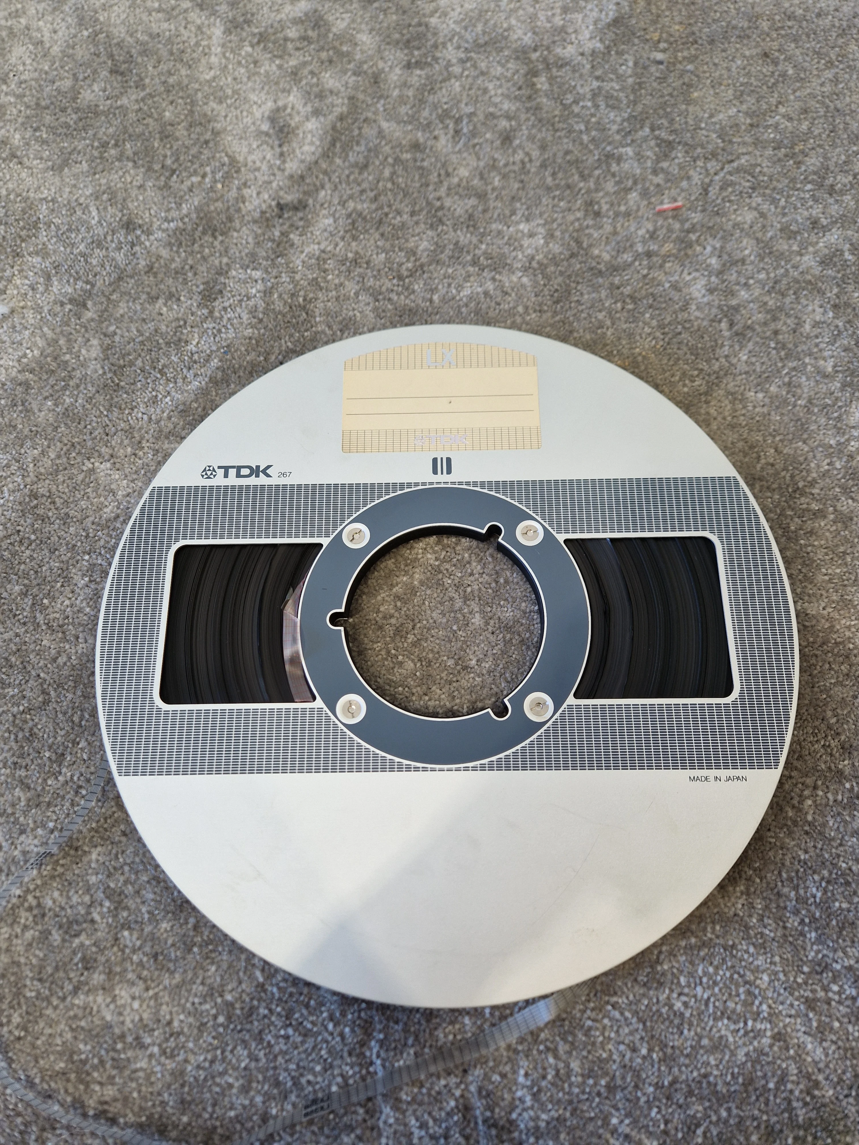 TDK LX 35-90B Reel-to-Reel Tape – ¼" Audio Tape on 7" Reel, 1800ft - Good - Image 2