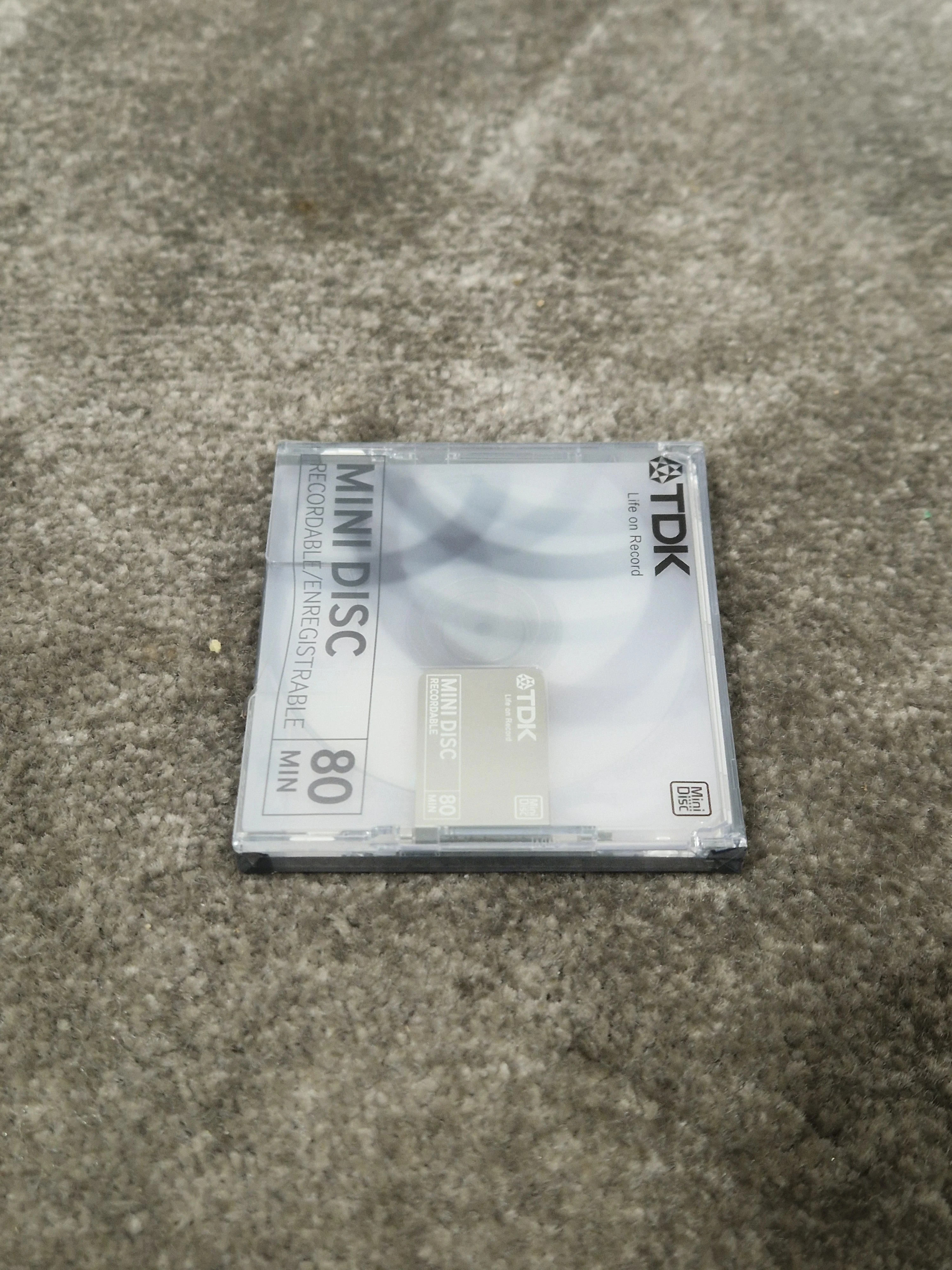 TDK Md-Recordable MINI-DISC Grey - High-Precision Recording - Excellent w/ Original Box - Image 2