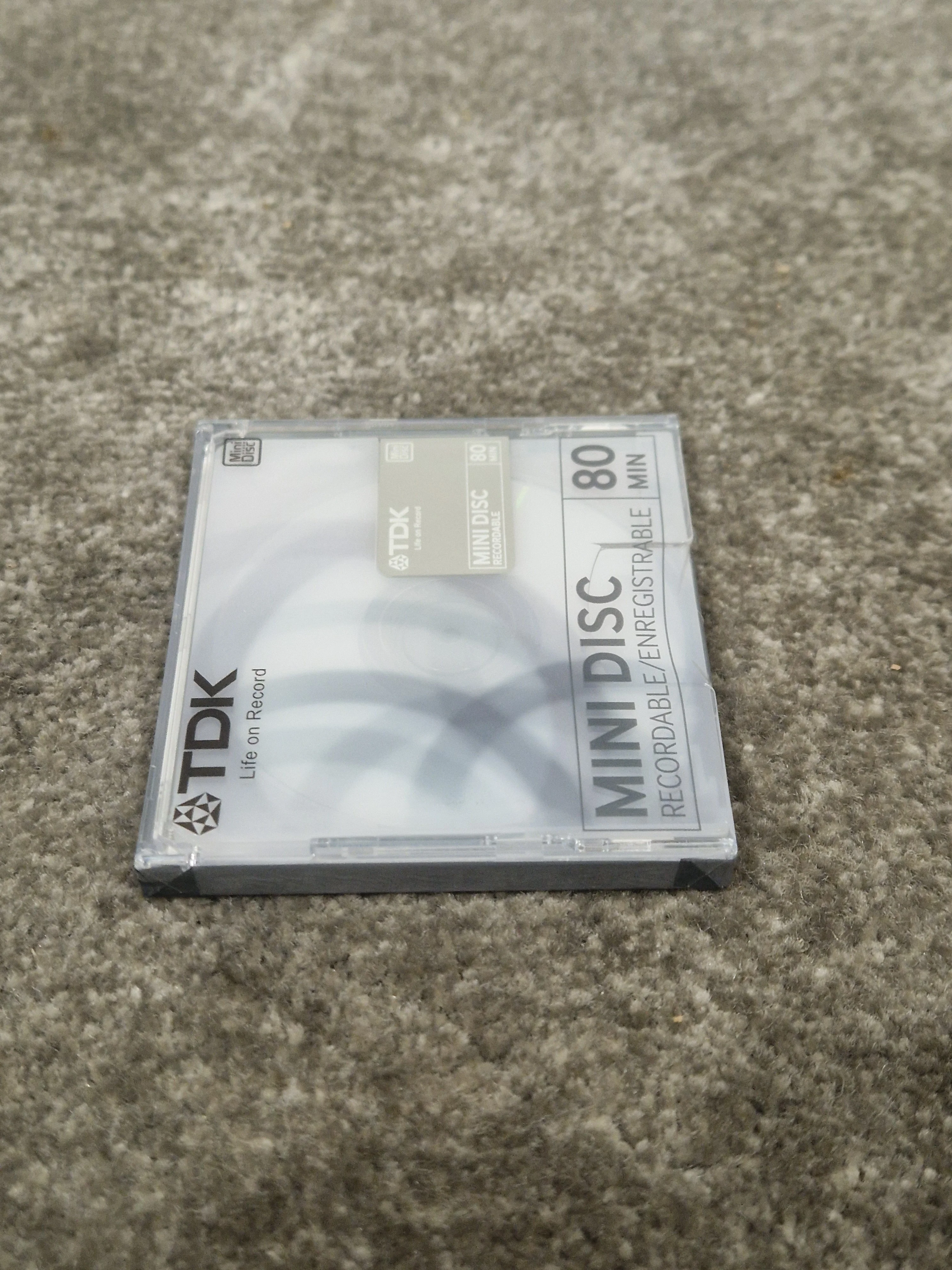 TDK Md-Recordable MINI-DISC Grey - High-Precision Recording - Excellent w/ Original Box - Image 4