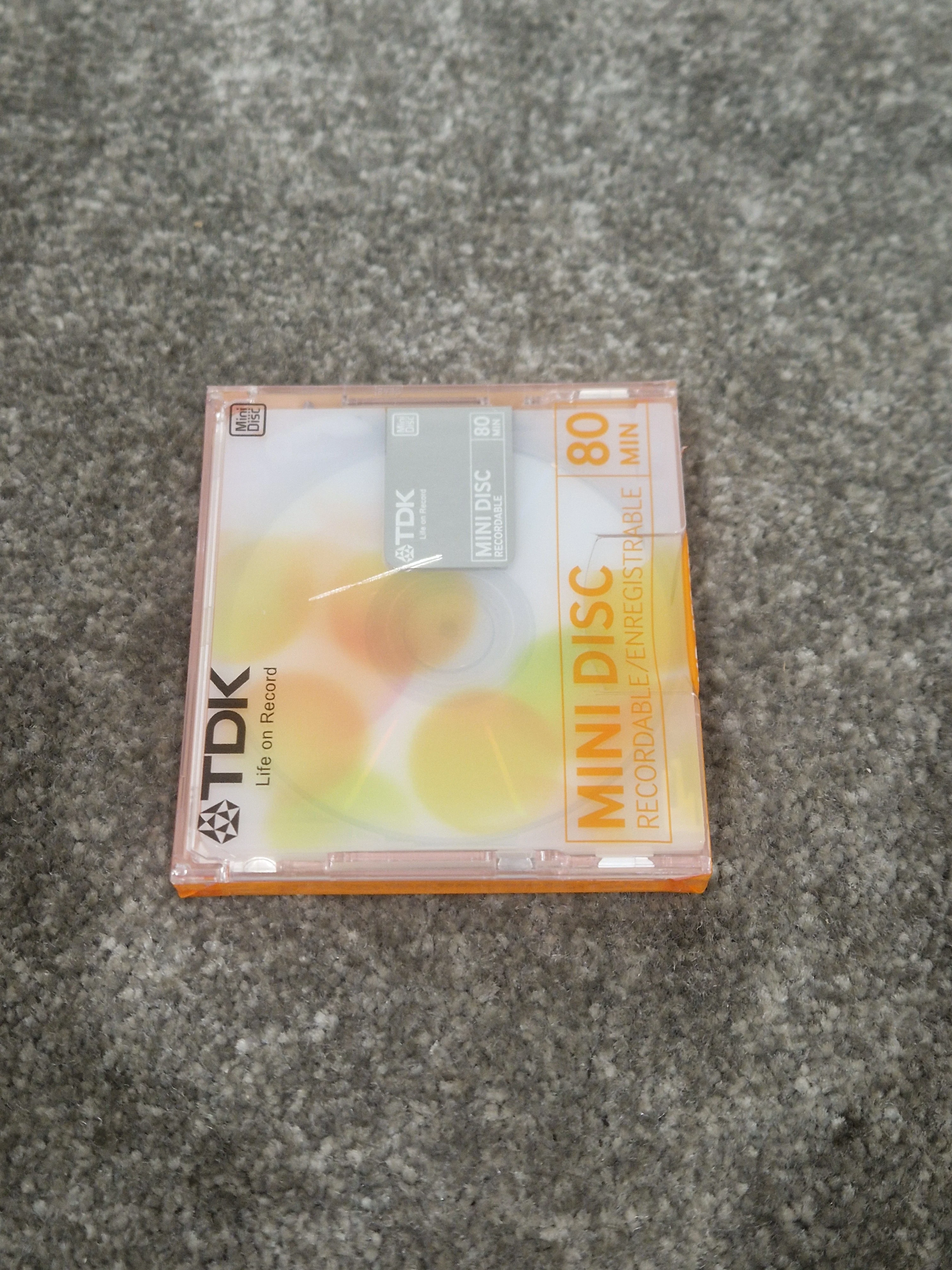 TDK Md-Recordable MINI-DISC Orange - High-Fidelity Audio Recording - Excellent w/ In original packaging - Image 5