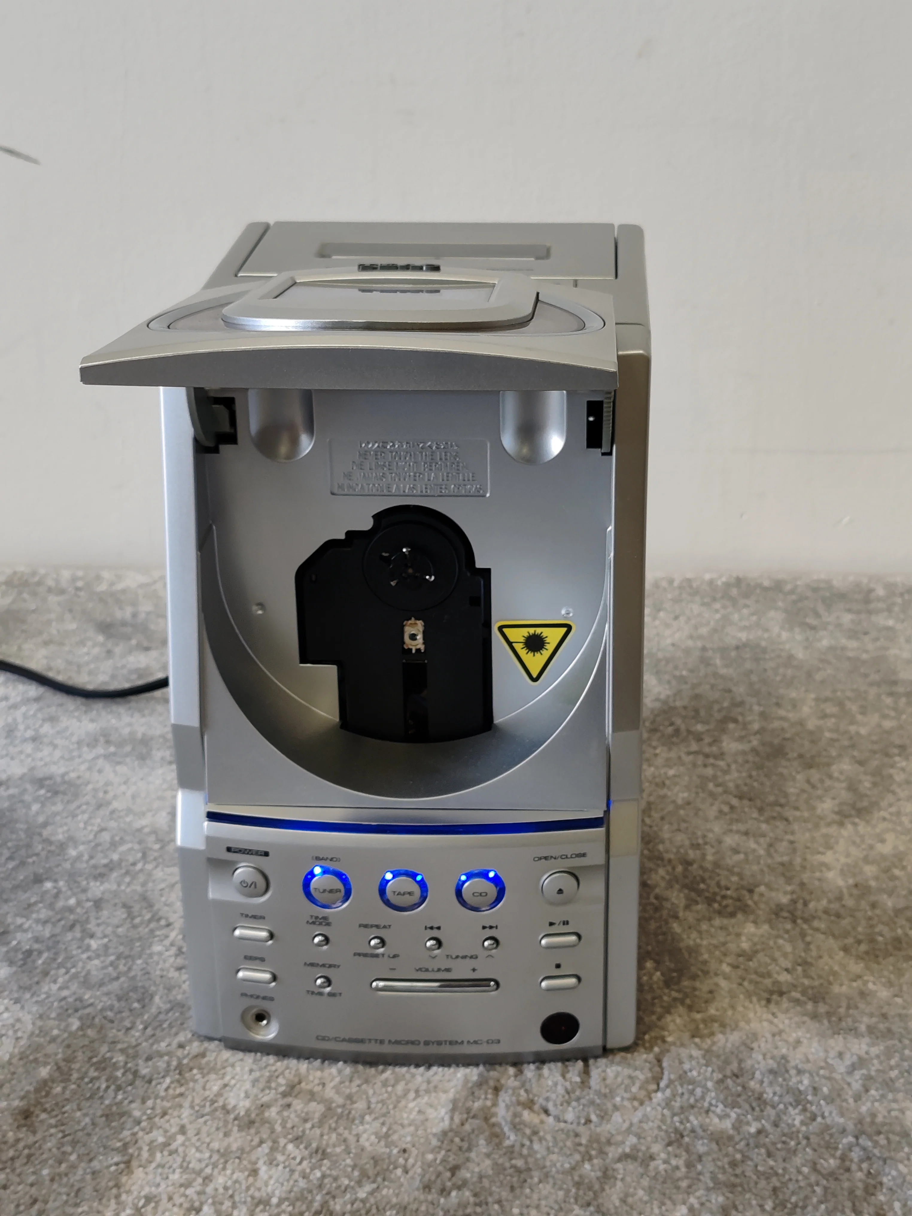 TEAC MC-D3 Micro Hi-Fi System – With Manual & Remote – Very Good - Image 3