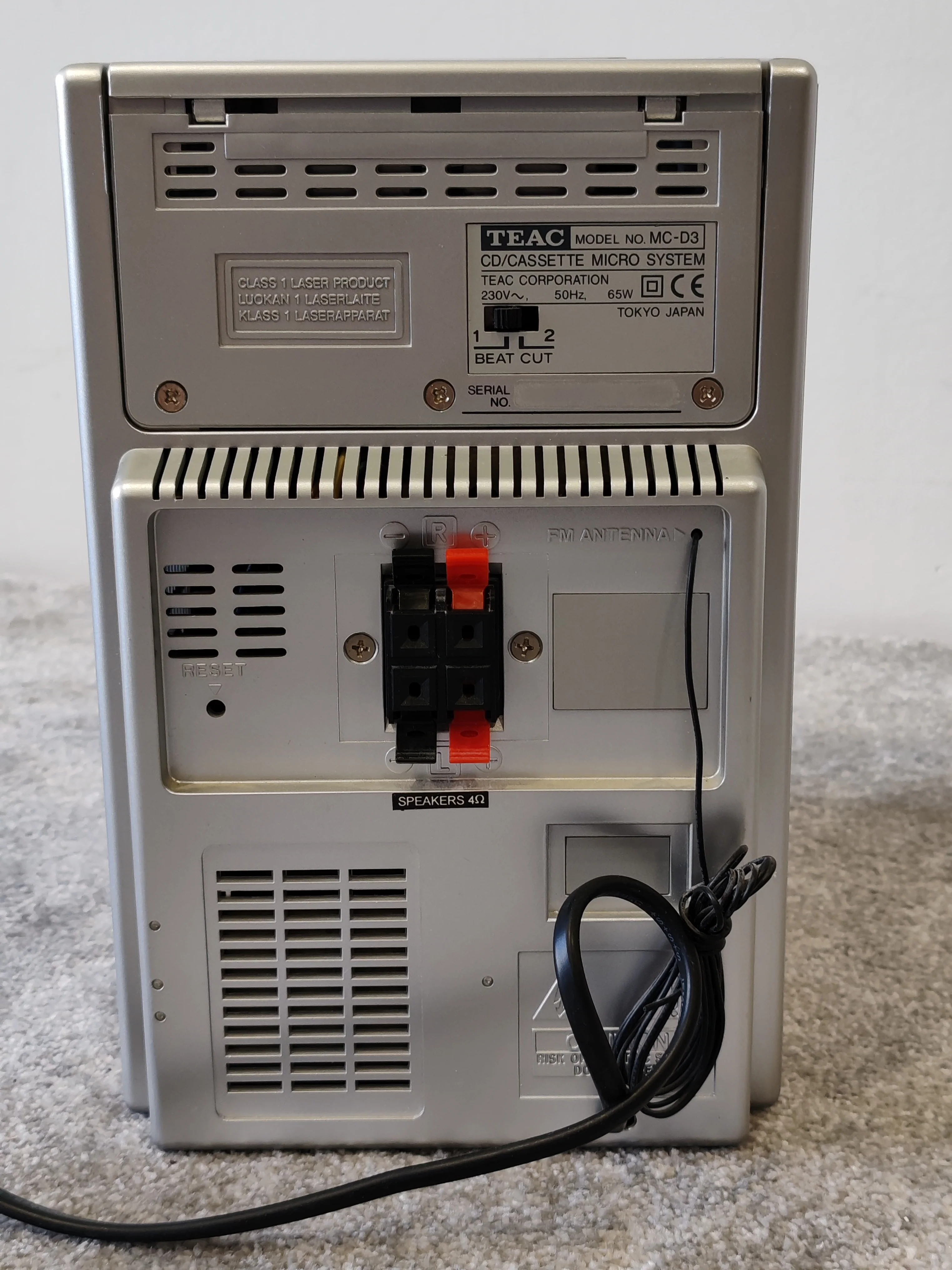 TEAC MC-D3 Micro Hi-Fi System – With Manual & Remote – Very Good - Image 6