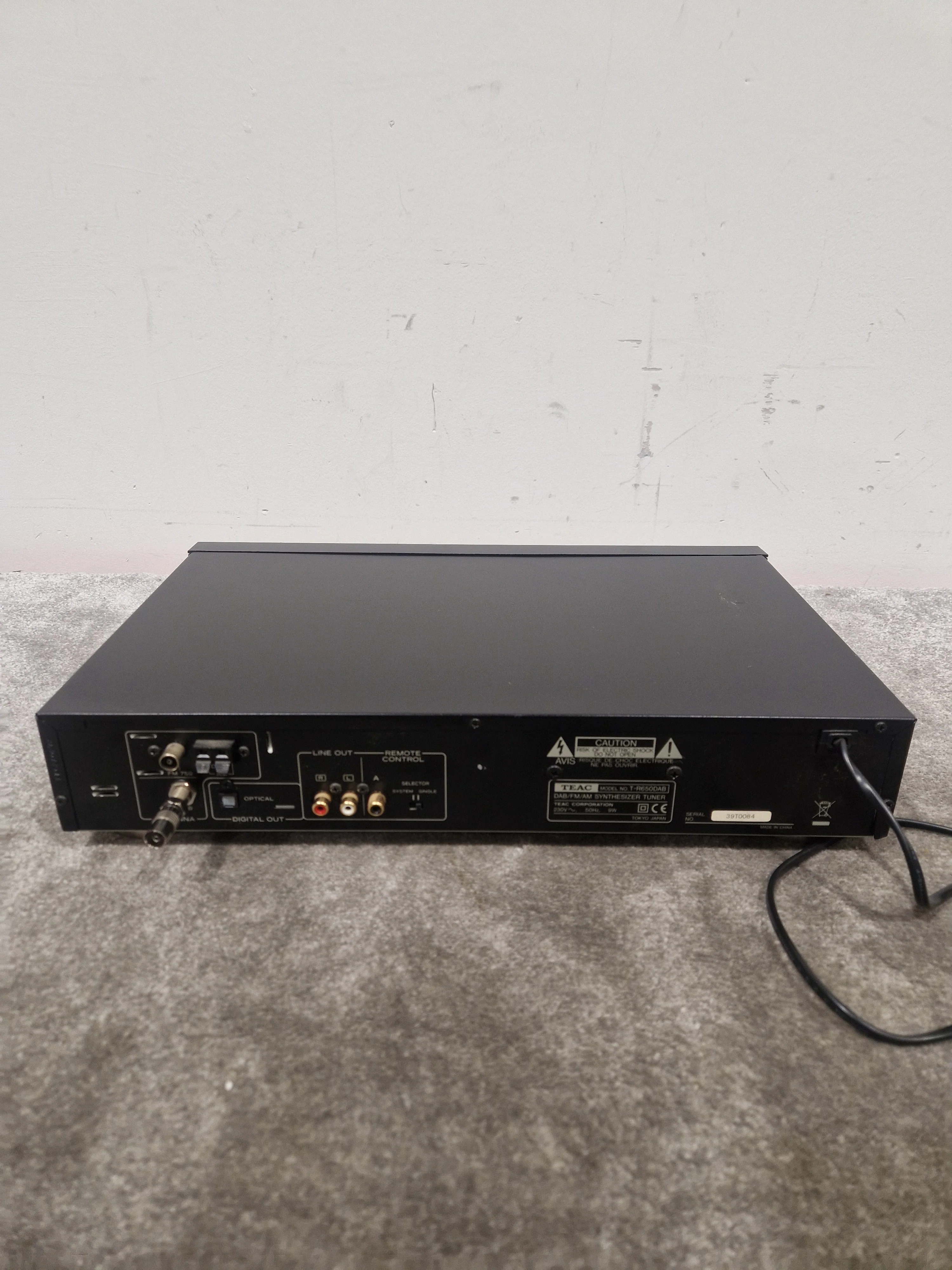 TEAC T-R650DAB - DAB/FM Tuner - Black - Good - Image 9