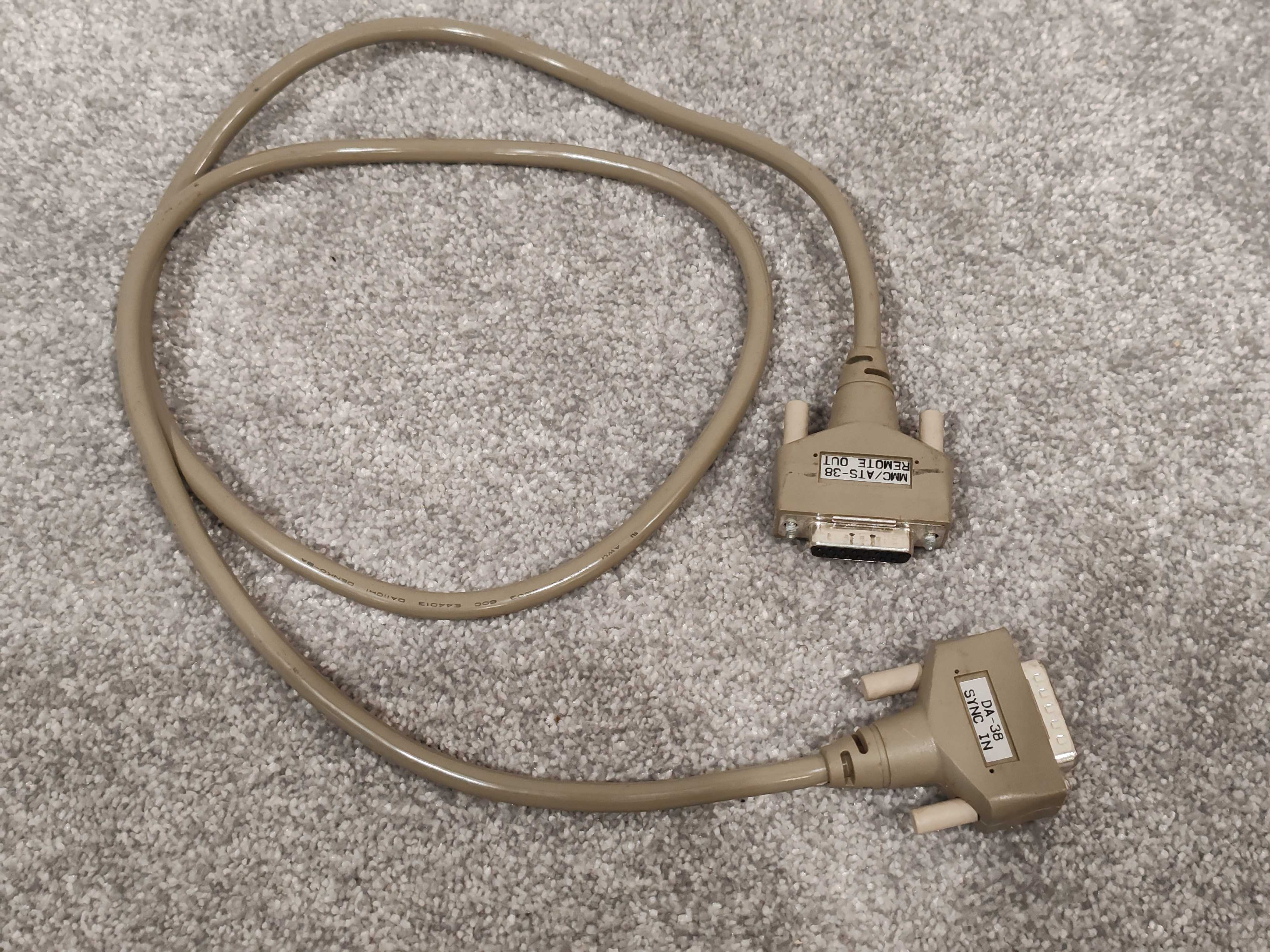 Teac Tascam DA-38 to ATS-38 Sync Cable - 1.1m length