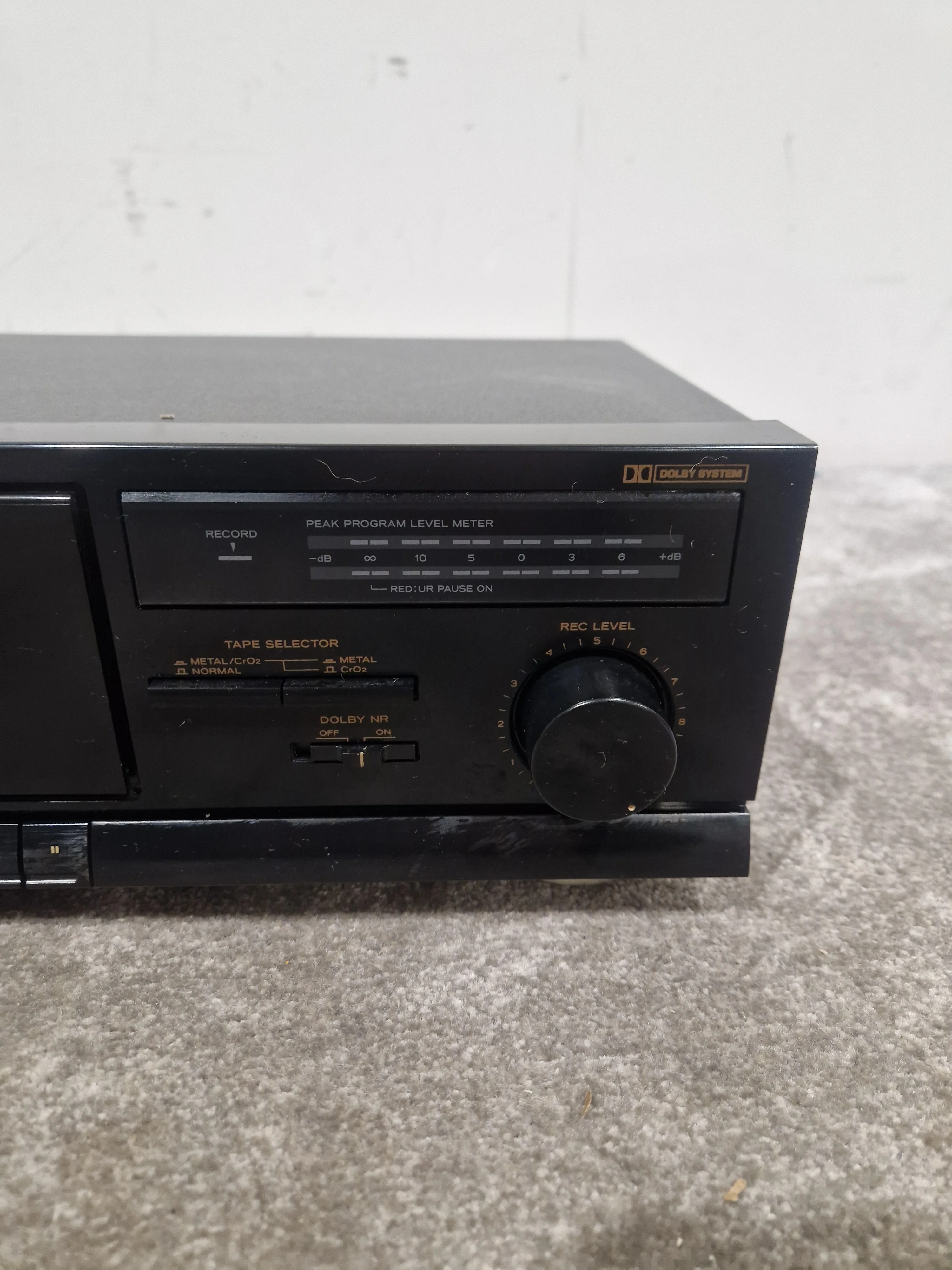 Teac V-370 - Stereo Cassette Deck - Black - Excellent - Image 3