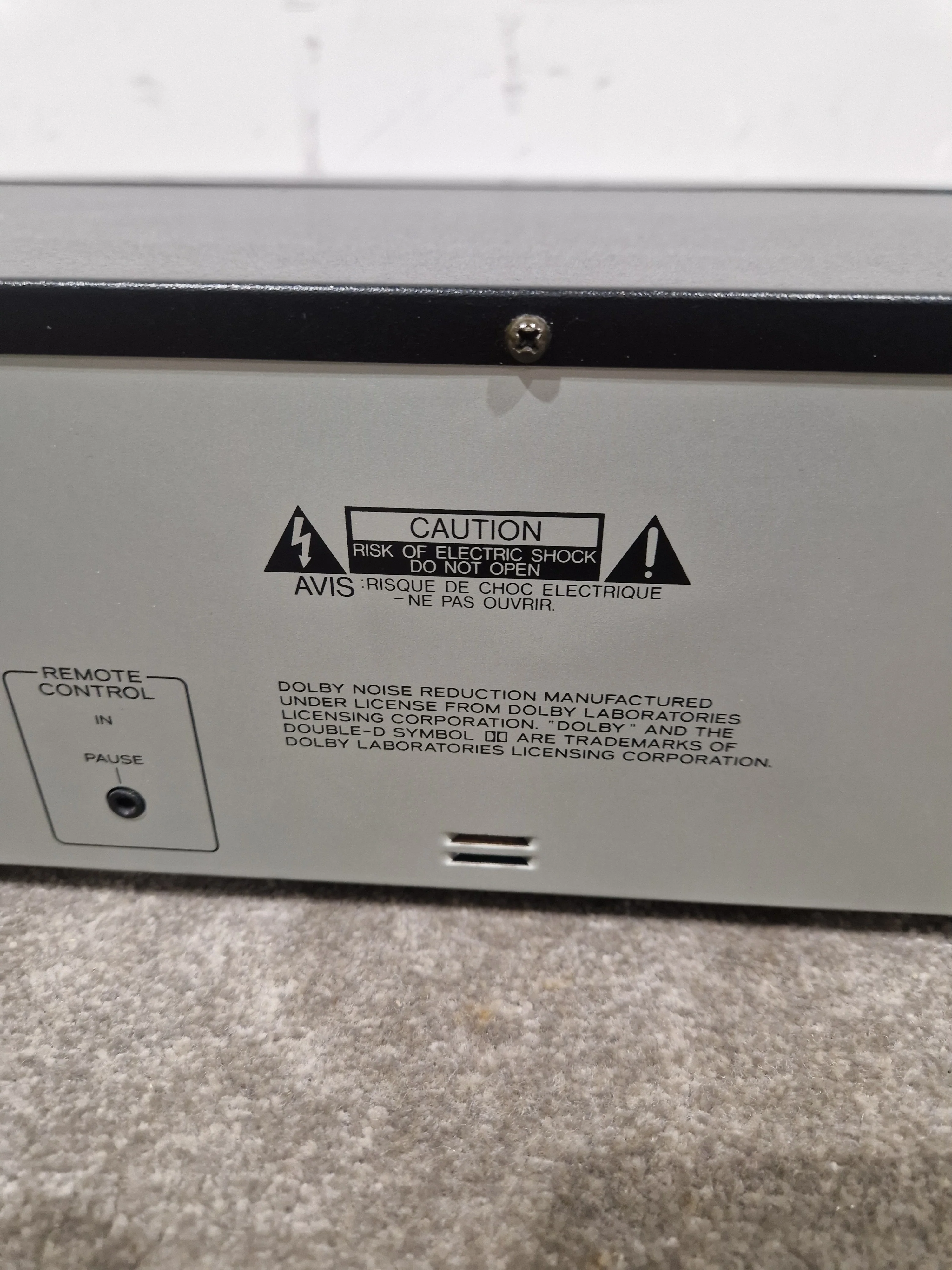 Teac V-370 - Stereo Cassette Deck - Black - Excellent - Image 5